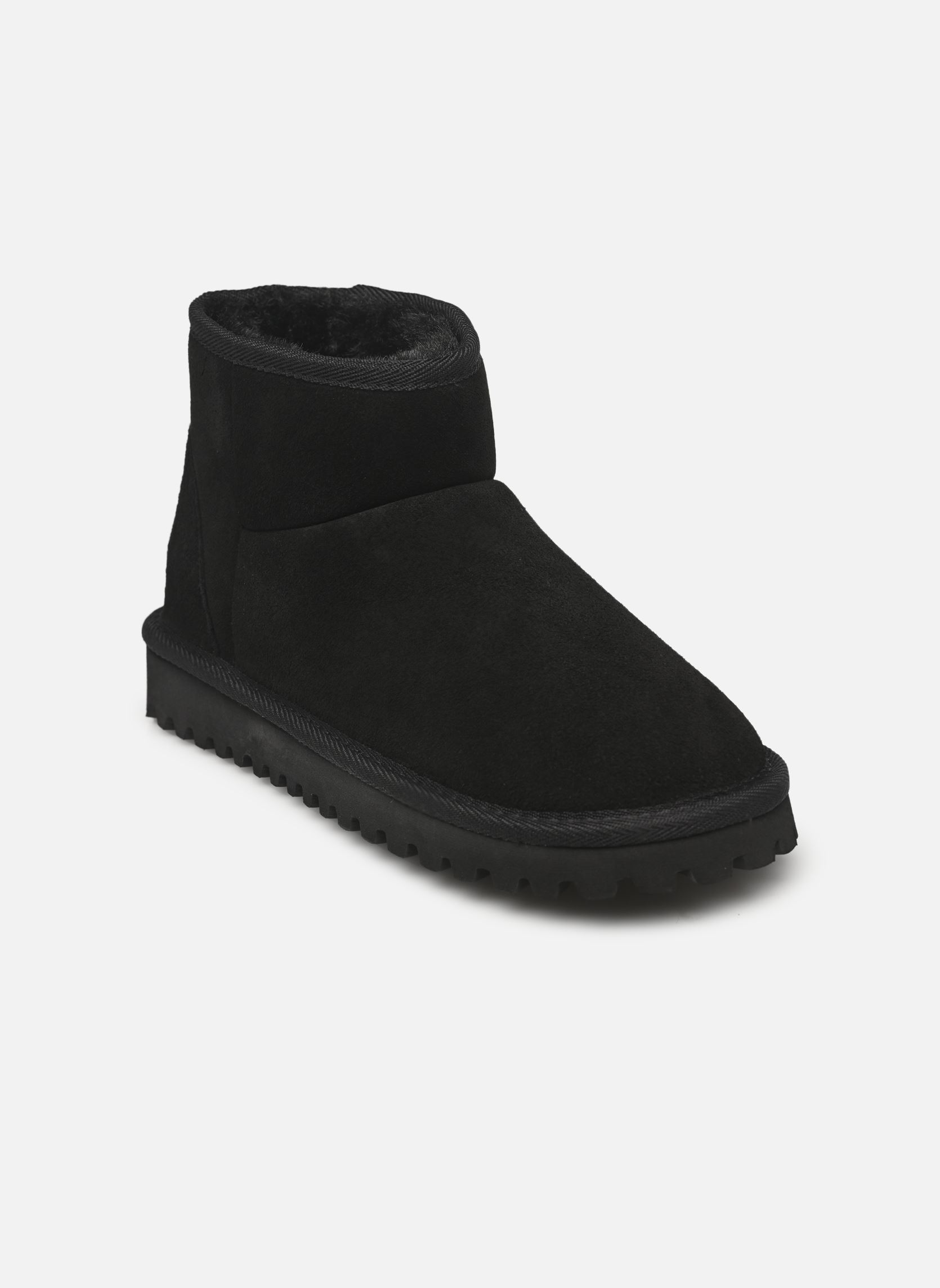 Bottines fourrées CHAKIR femme noir Les Tropéziennes par M Belarbi Bottines fourrées CHAKIR femme noir NOIR