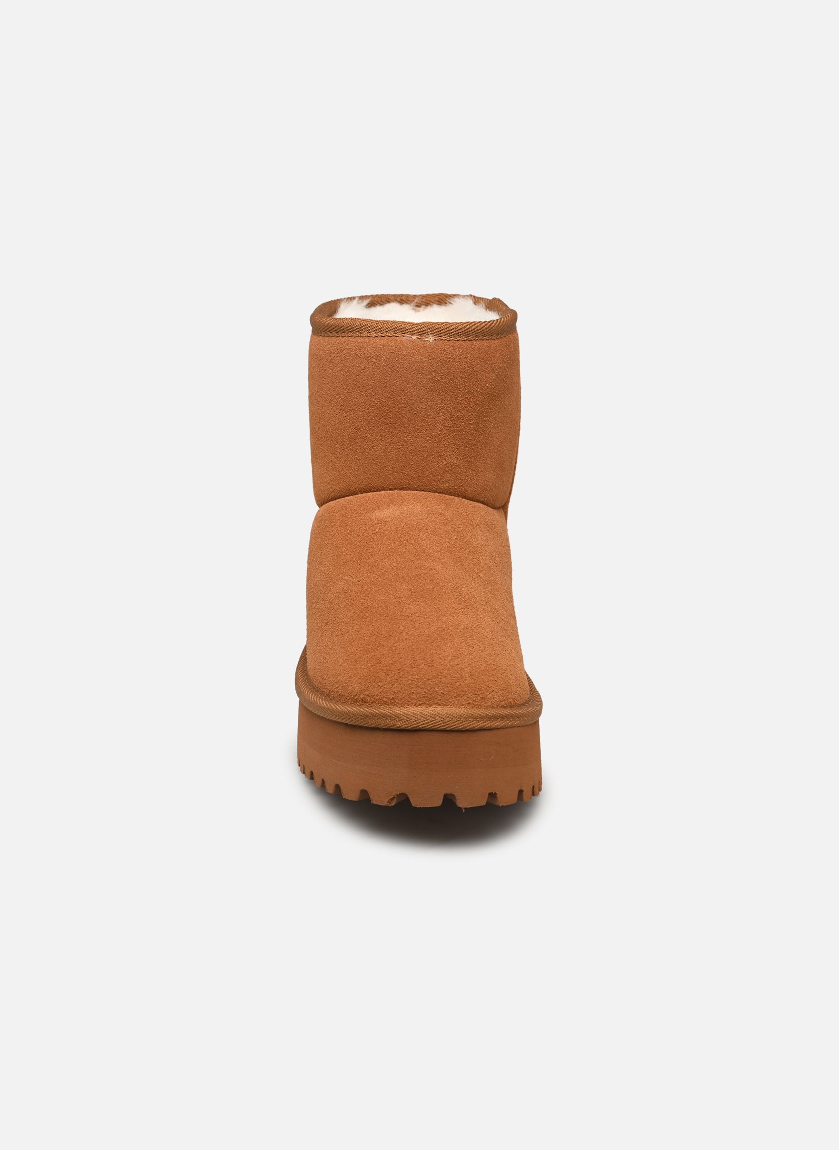 Bottines fourrées CHILLTOP femme marron Les Tropéziennes par M Belarbi Bottines fourrées CHILLTOP femme marron Camel