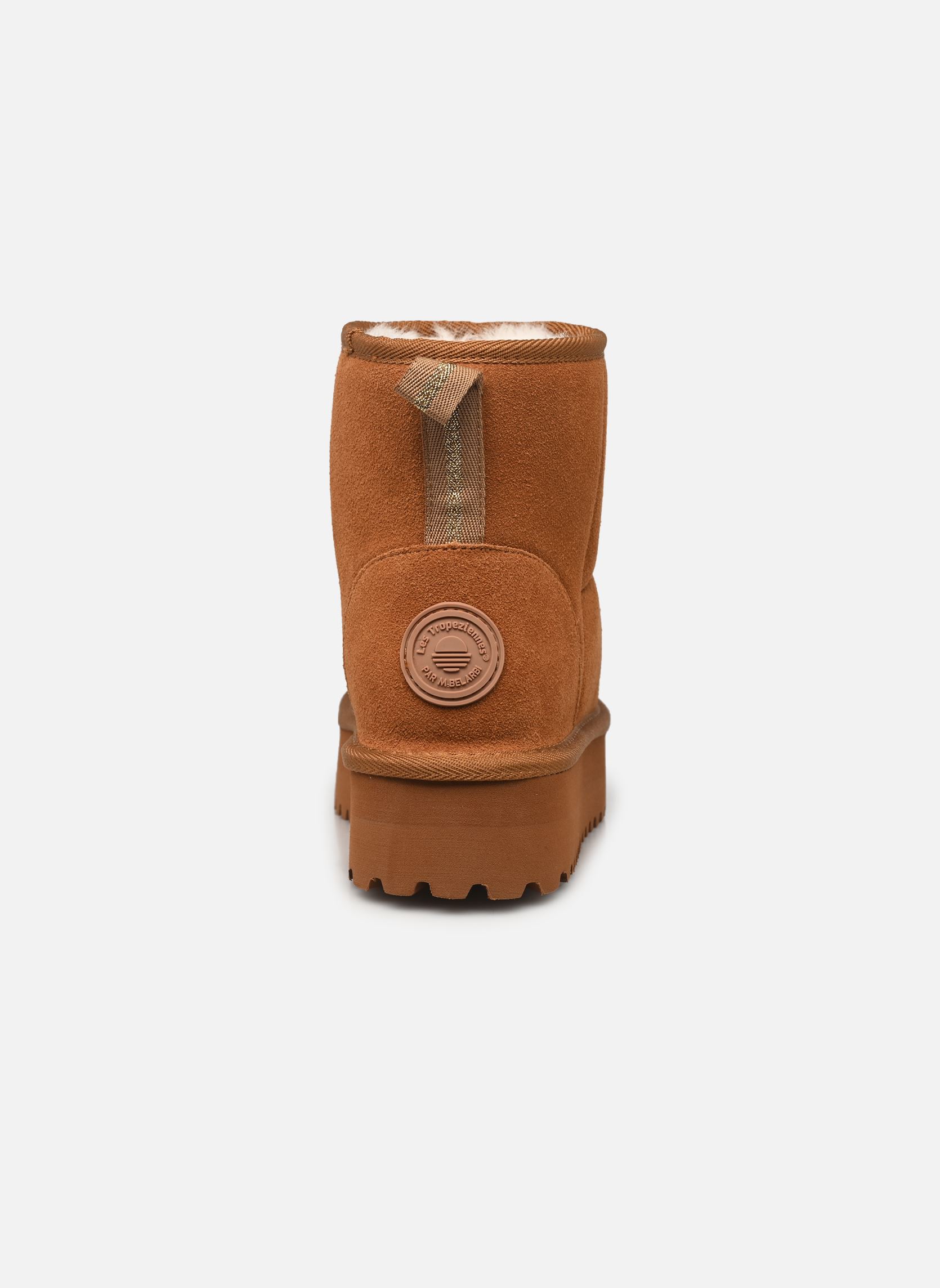 Bottines fourrées CHILLTOP femme marron Les Tropéziennes par M Belarbi Bottines fourrées CHILLTOP femme marron Camel