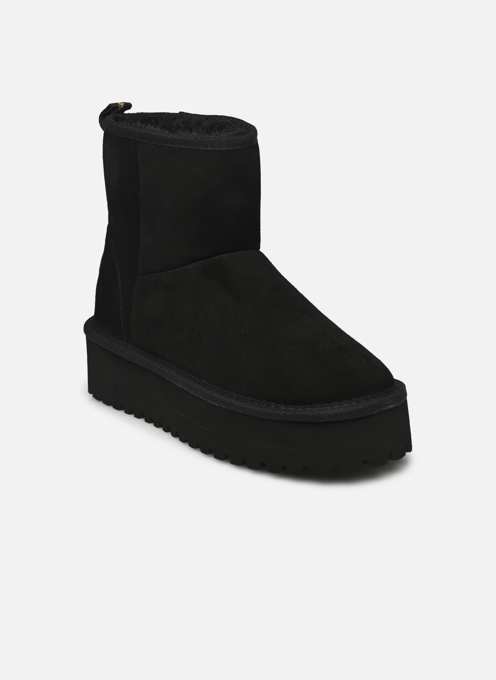 Botines forrados CHILLTOP mujer negro Les Tropéziennes par M Belarbi Botines forrados CHILLTOP mujer negro Noir