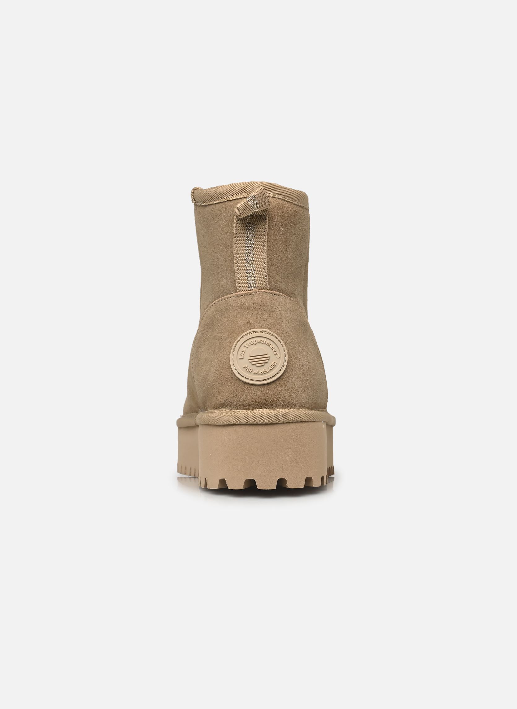 Botines forrados CHILLTOP mujer beige Les Tropéziennes par M Belarbi Botines forrados CHILLTOP mujer beige SABLE