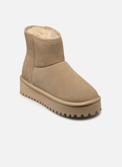Les Tropéziennes par M Belarbi Bottines fourrées CHILLTOP femme beige