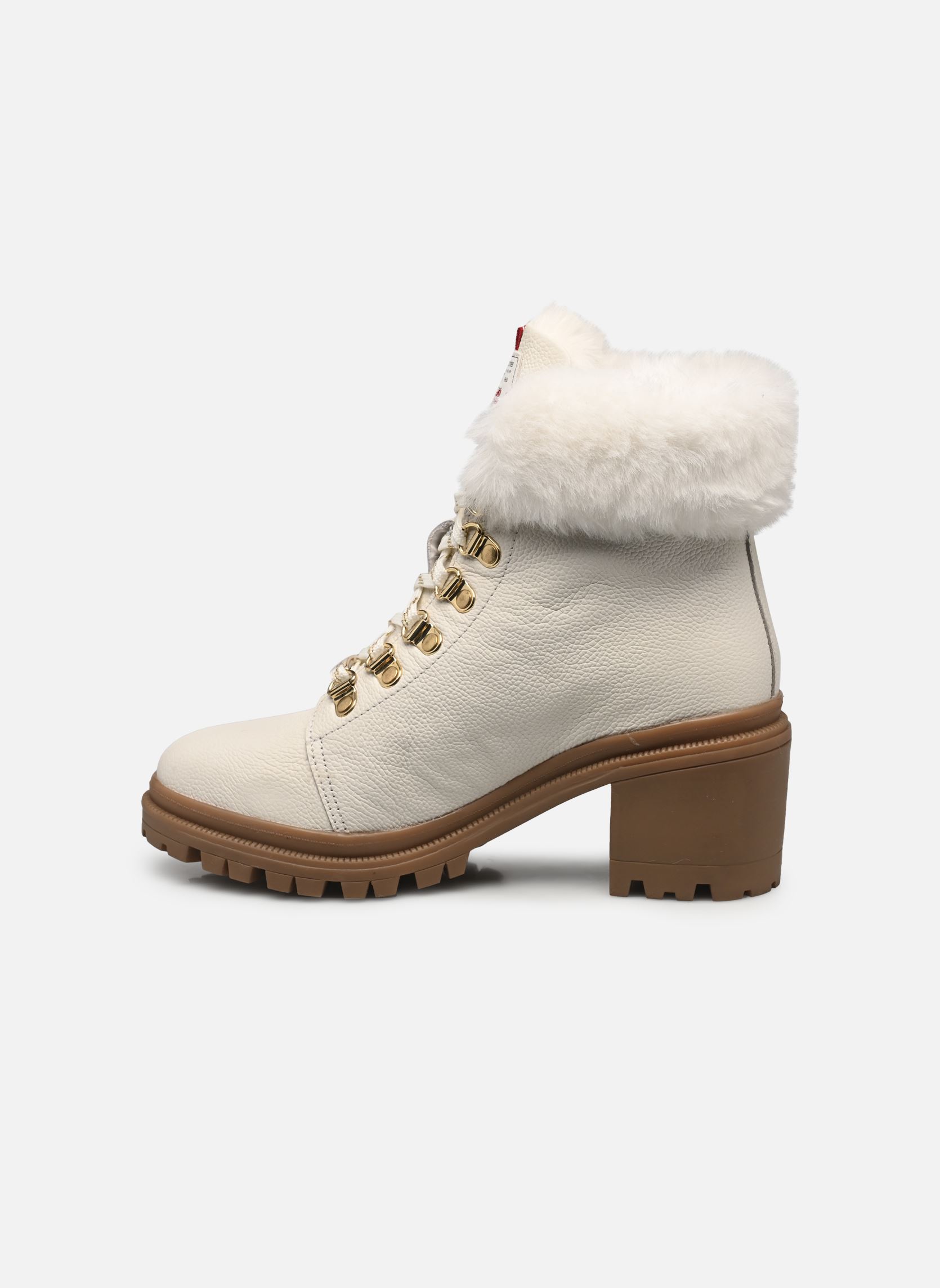 Bottines à lacets ROSENN femme blanc Les Tropéziennes par M Belarbi Bottines à lacets ROSENN femme blanc BLANC