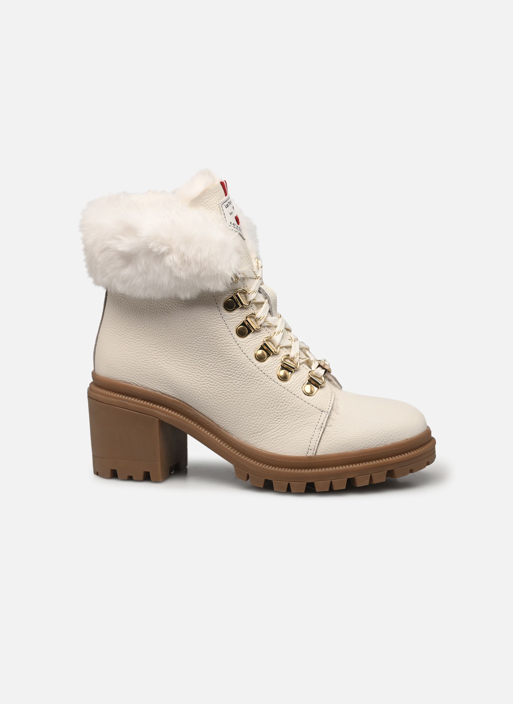 Bottines à lacets ROSENN femme blanc Les Tropéziennes par M Belarbi Bottines à lacets ROSENN femme blanc BLANC