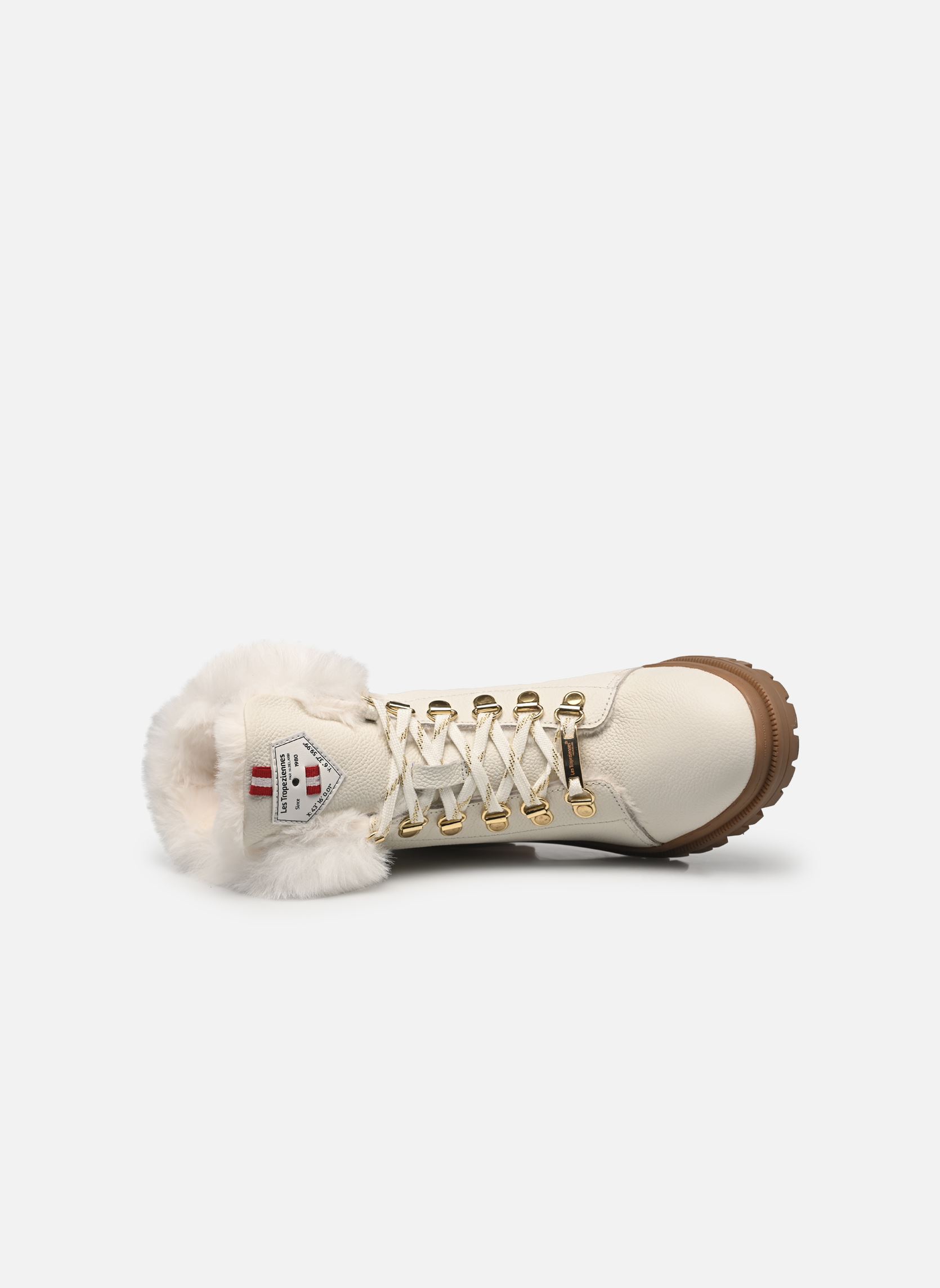 Bottines à lacets ROSENN femme blanc Les Tropéziennes par M Belarbi Bottines à lacets ROSENN femme blanc BLANC