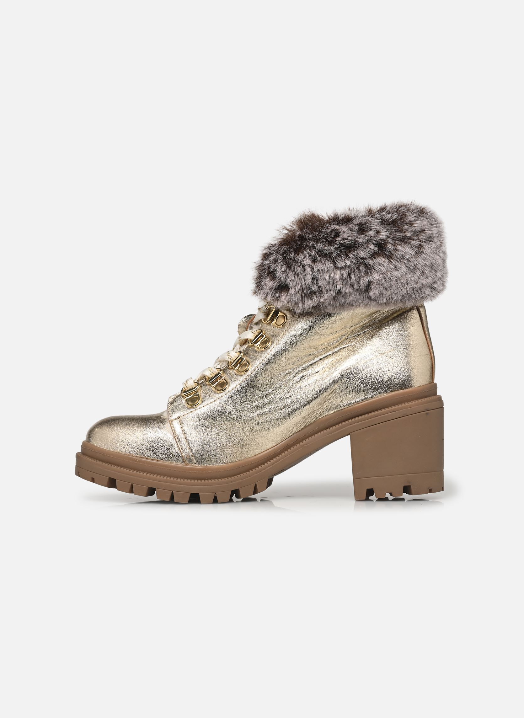 Bottines à lacets ROSENN femme or et bronze Les Tropéziennes par M Belarbi Bottines à lacets ROSENN femme or et bronze OR