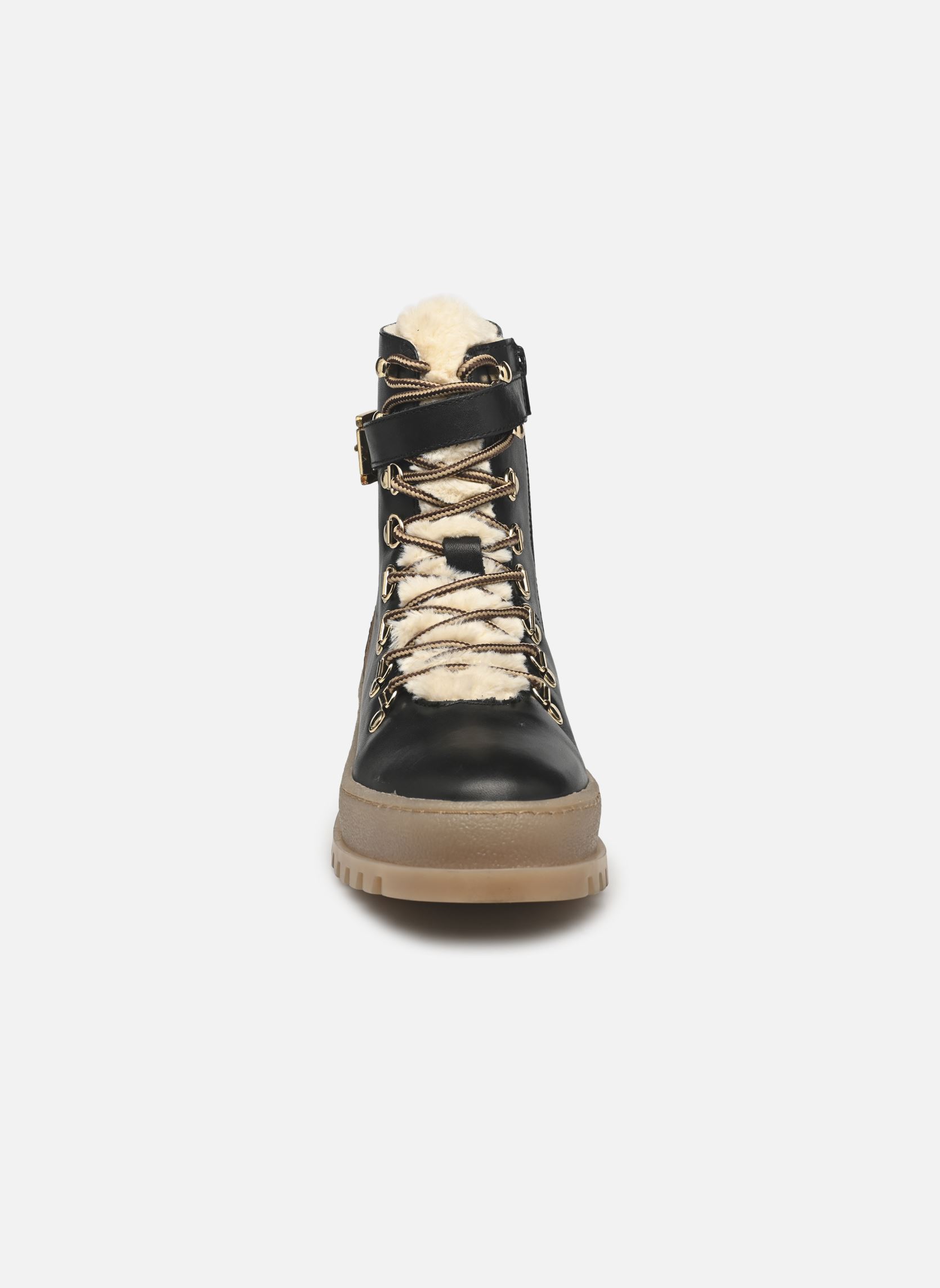 Bottines à lacets VALERIA femme noir Les Tropéziennes par M Belarbi Bottines à lacets VALERIA femme noir NOIR