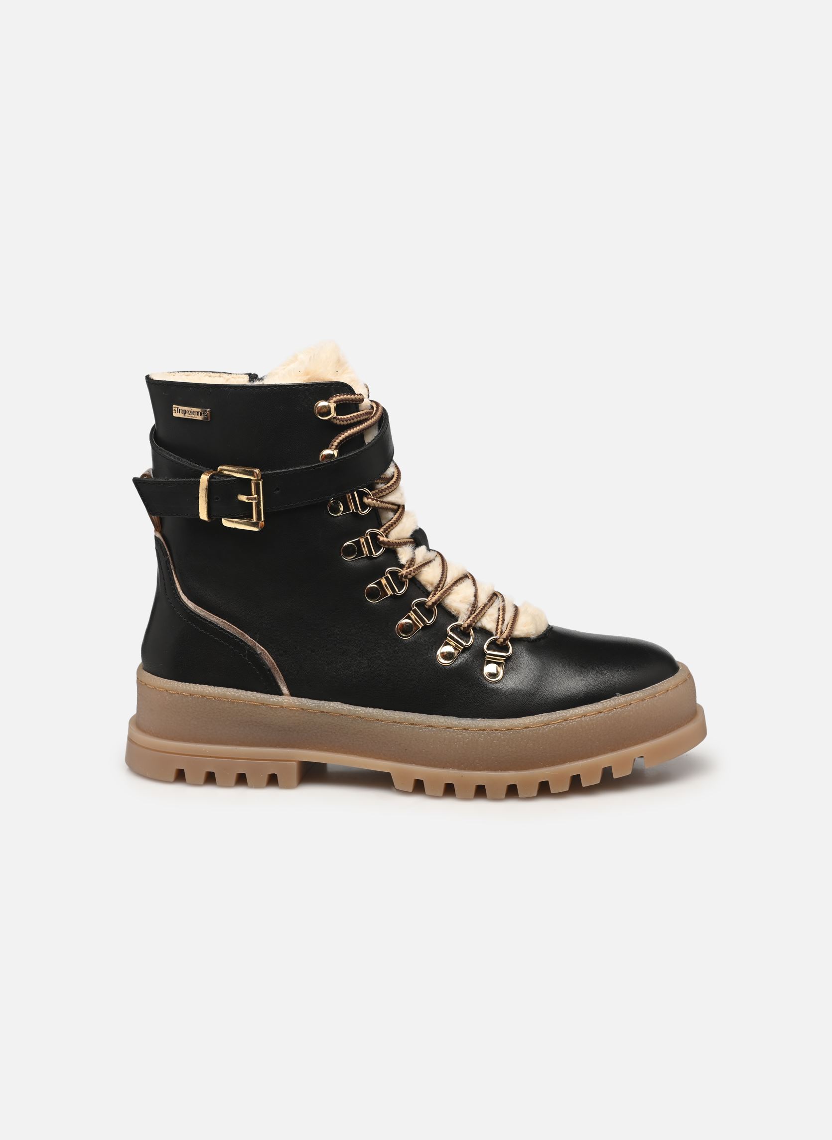 Bottines à lacets VALERIA femme noir Les Tropéziennes par M Belarbi Bottines à lacets VALERIA femme noir NOIR