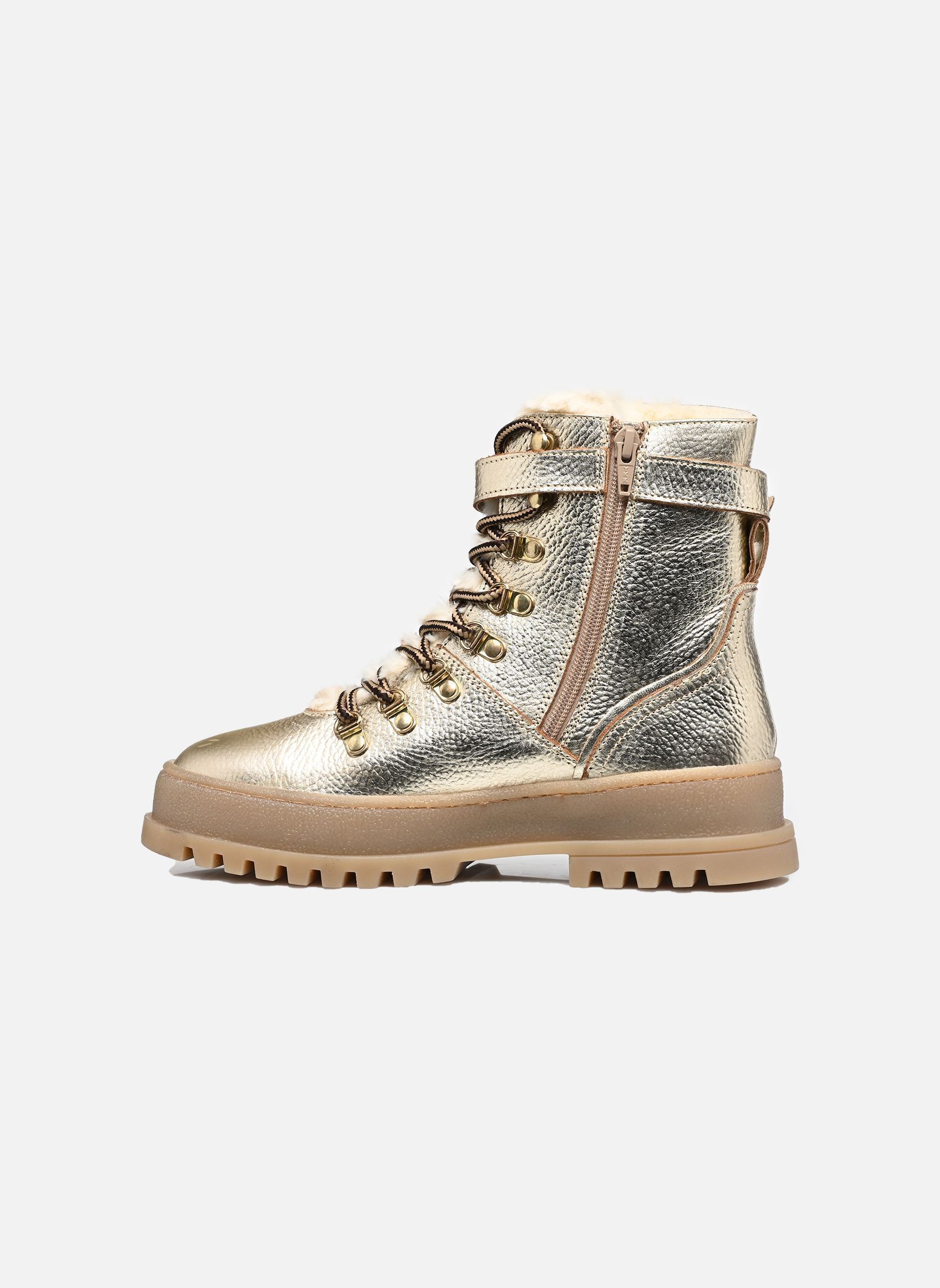 Geschnürte Stiefeletten VALERIA damen gold und bronze Les Tropéziennes par M Belarbi Geschnürte Stiefeletten VALERIA damen gold und bronze OR