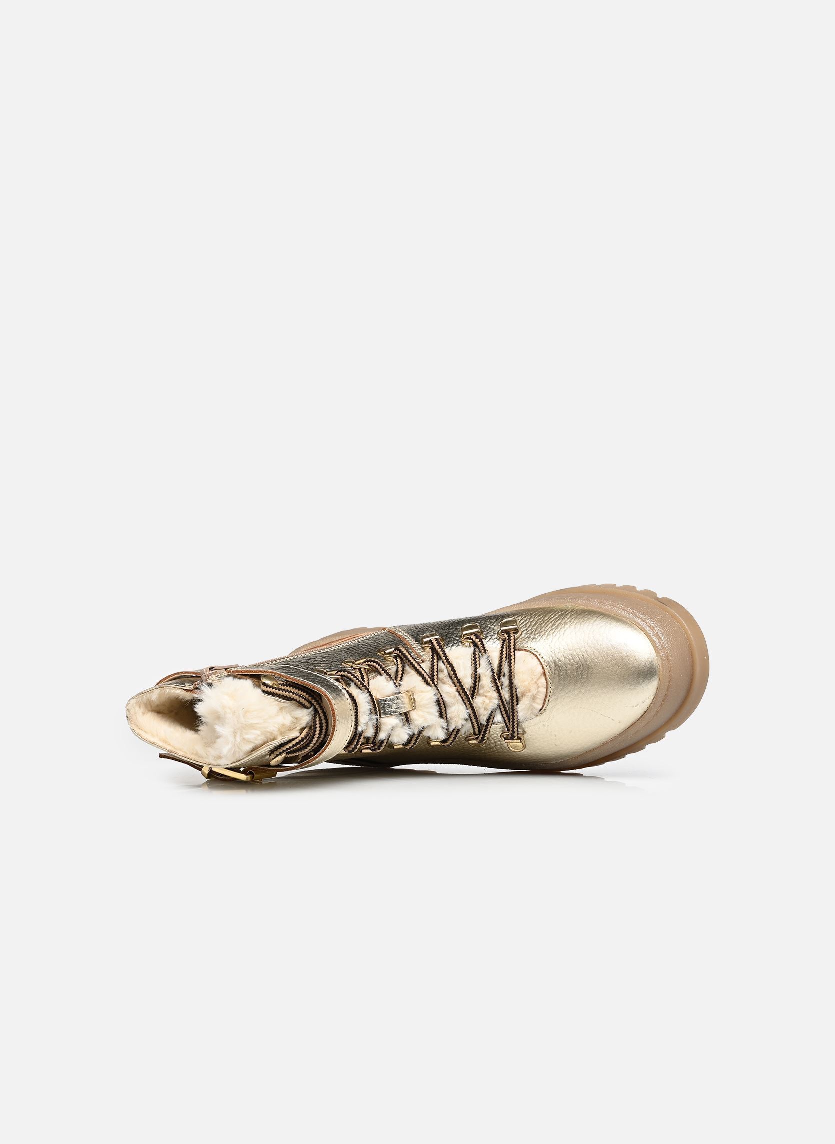 Geschnürte Stiefeletten VALERIA damen gold und bronze Les Tropéziennes par M Belarbi Geschnürte Stiefeletten VALERIA damen gold und bronze OR