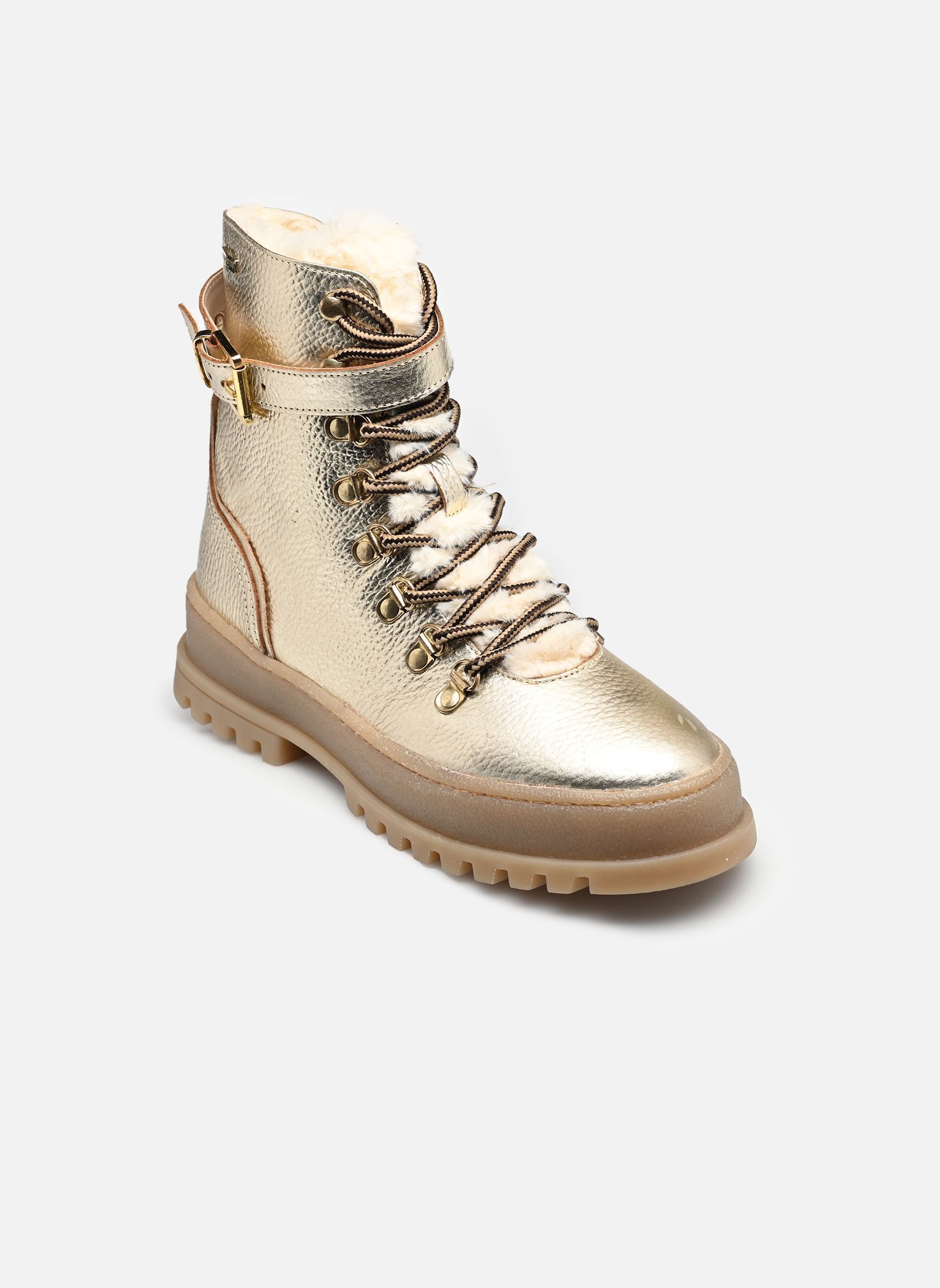Geschnürte Stiefeletten VALERIA damen gold und bronze Les Tropéziennes par M Belarbi Geschnürte Stiefeletten VALERIA damen gold und bronze OR