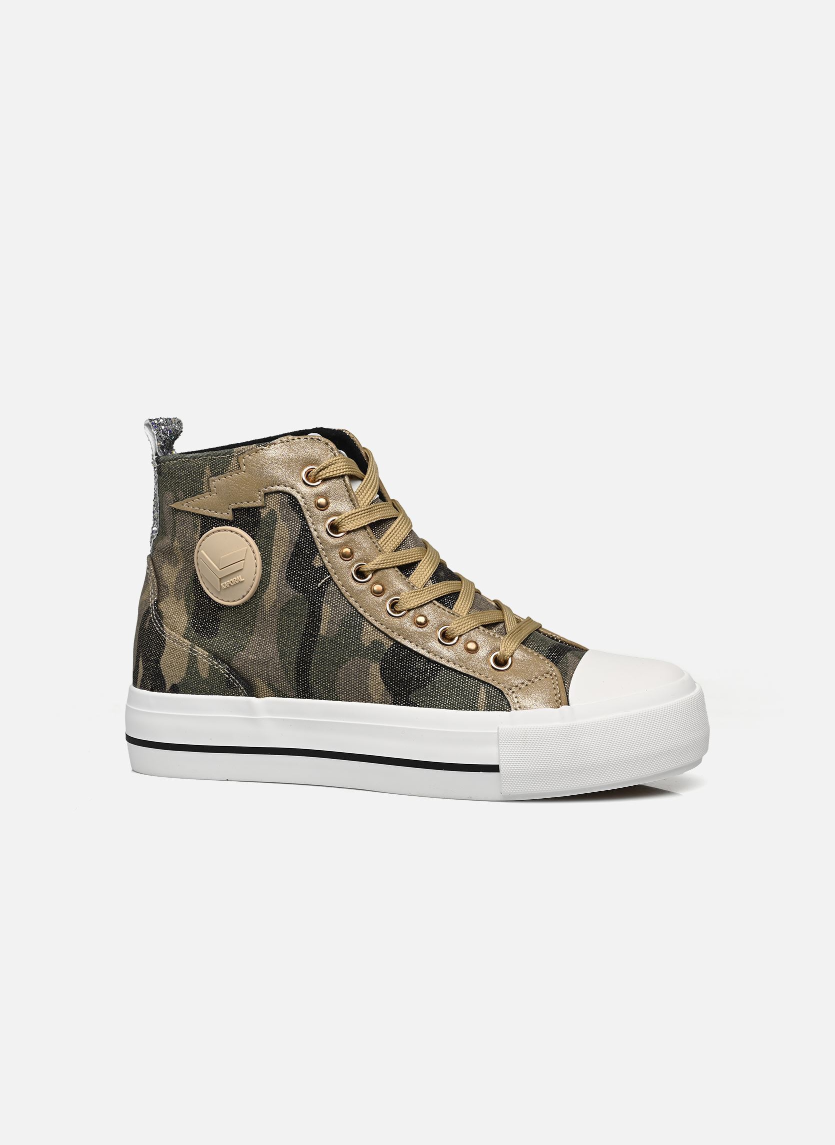 Baskets toile Tattoo femme vert Kaporal Baskets toile Tattoo femme vert KAKI