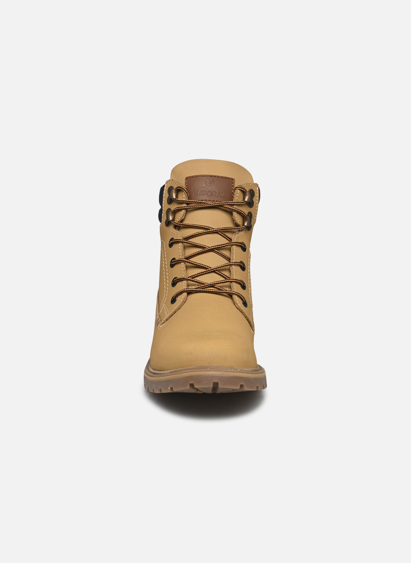 Bottines à lacets Sergio homme jaune Kaporal Bottines à lacets Sergio homme jaune CAMEL