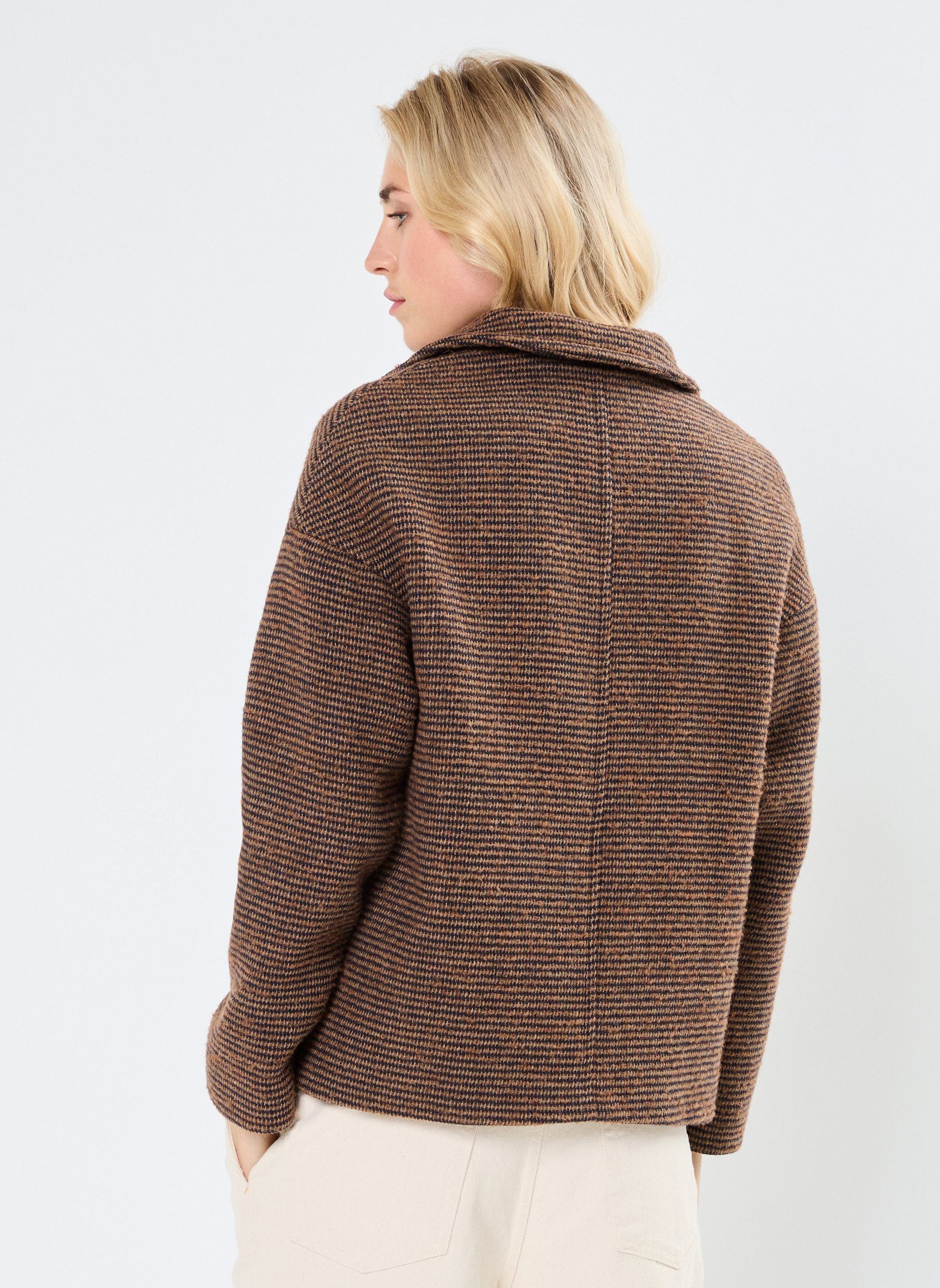 Blousons VOLAJE laine femme marron Georgia Rose Blousons VOLAJE laine femme marron MARRON