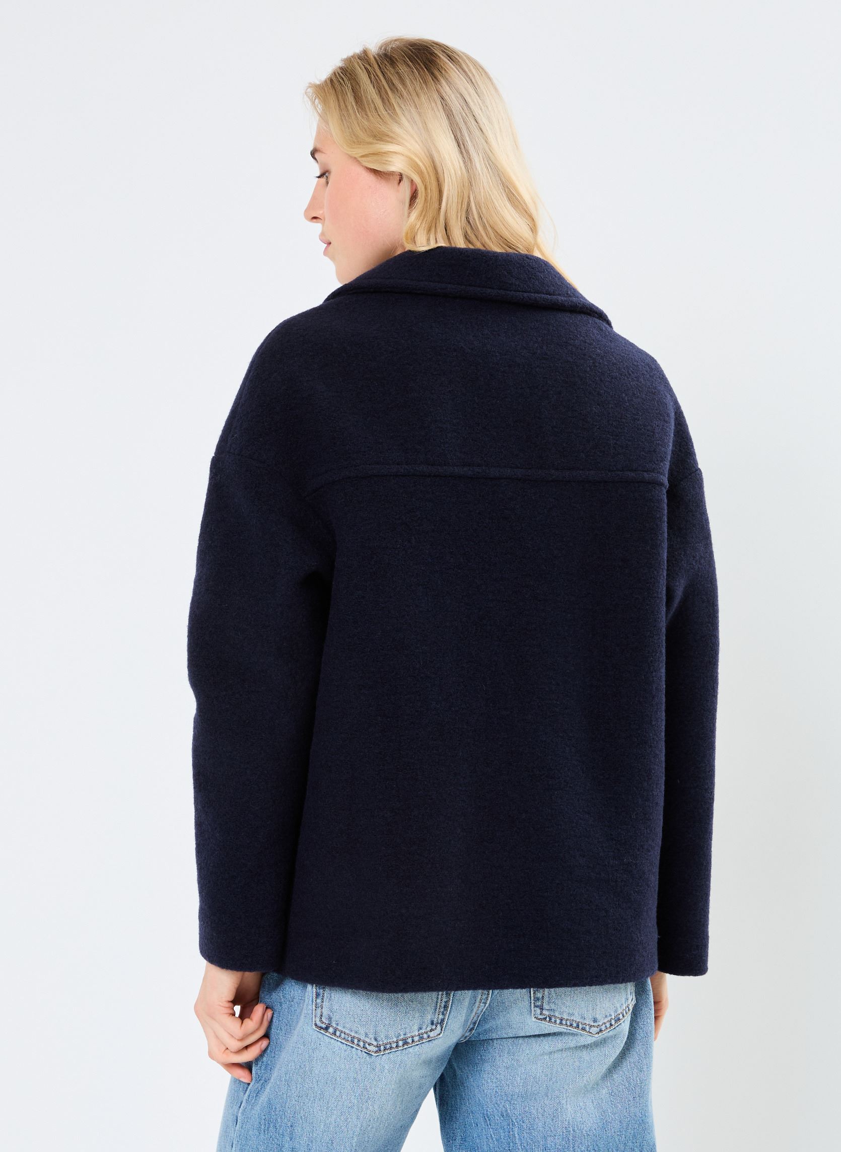 Mäntel GRANADA laine damen blau Georgia Rose Mäntel GRANADA laine damen blau MARINE