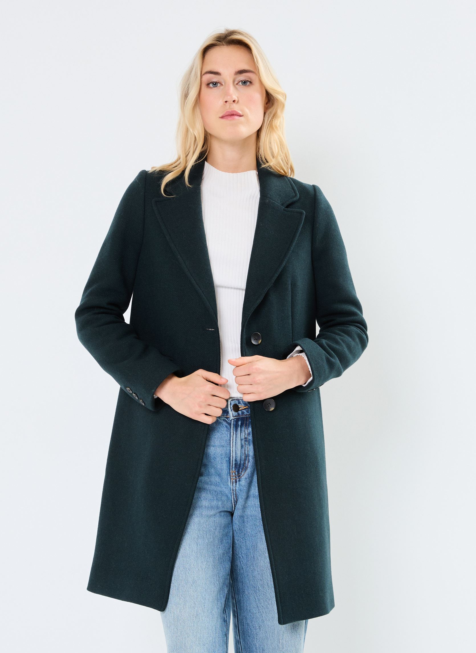 Manteaux GABBY laine femme vert Georgia Rose Manteaux GABBY laine femme vert VERT
