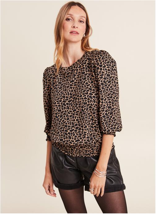 Bréal Blouses TIPRINTA femme noir