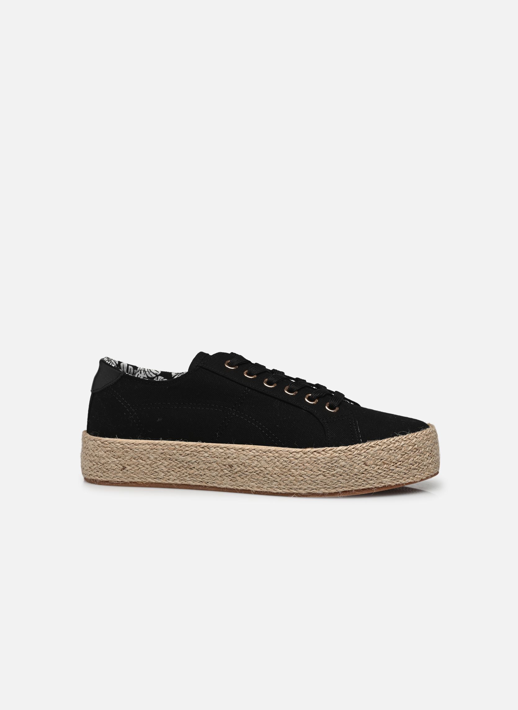 Espadrilles compensées et plateformes Espadrilles THALULA femme noir MADE BY Espadrilles compensées et plateformes Espadrilles THALULA femme noir Noir
