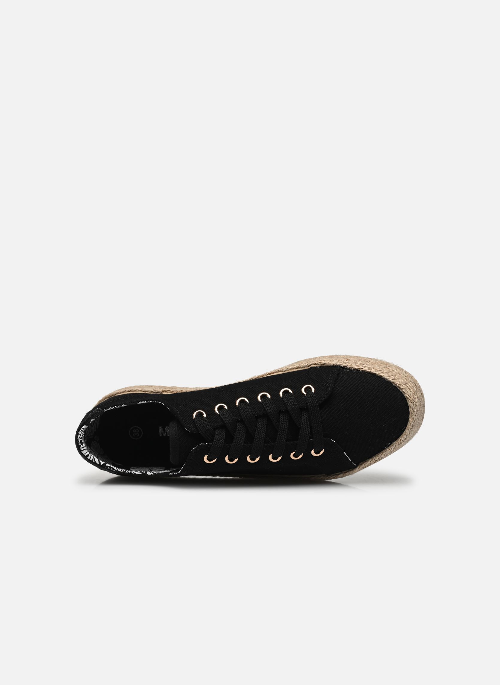 Espadrilles compensées et plateformes Espadrilles THALULA femme noir MADE BY Espadrilles compensées et plateformes Espadrilles THALULA femme noir Noir