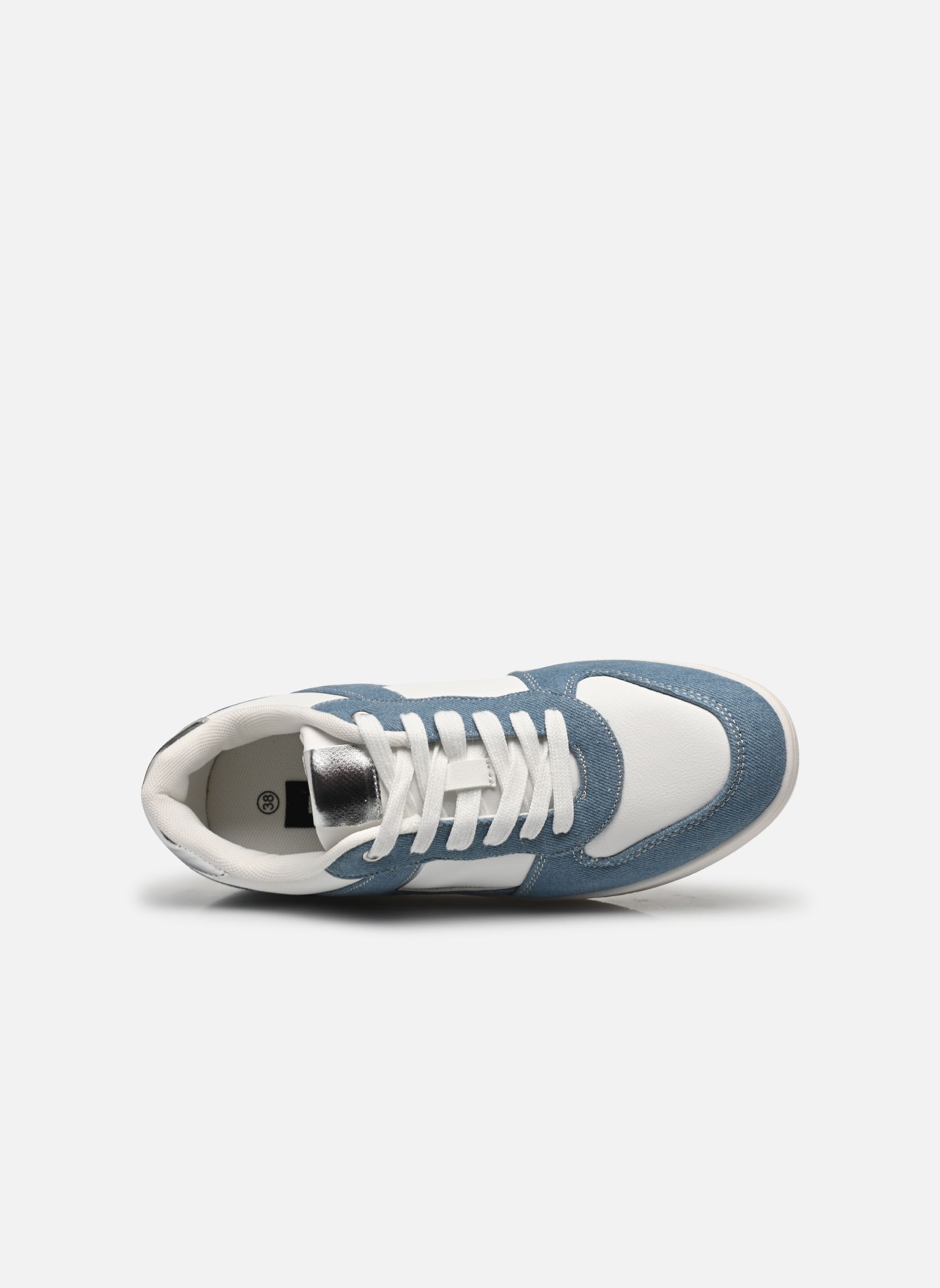 Niedrige Sneaker Baskets THANA damen weiß MADE BY Niedrige Sneaker Baskets THANA damen weiß BLANC