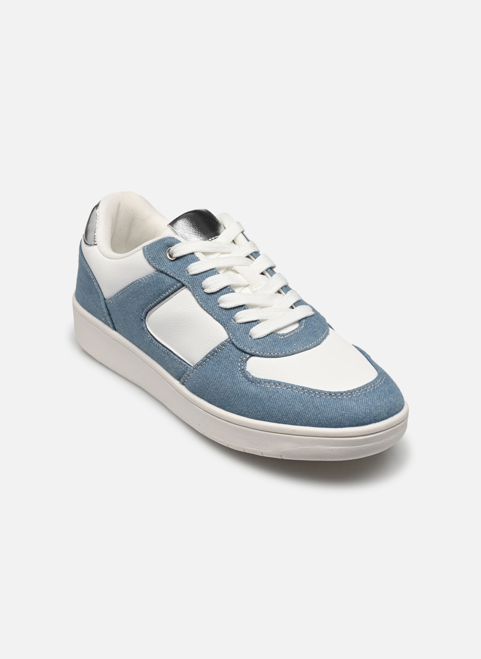 Niedrige Sneaker Baskets THANA damen weiß MADE BY Niedrige Sneaker Baskets THANA damen weiß BLANC