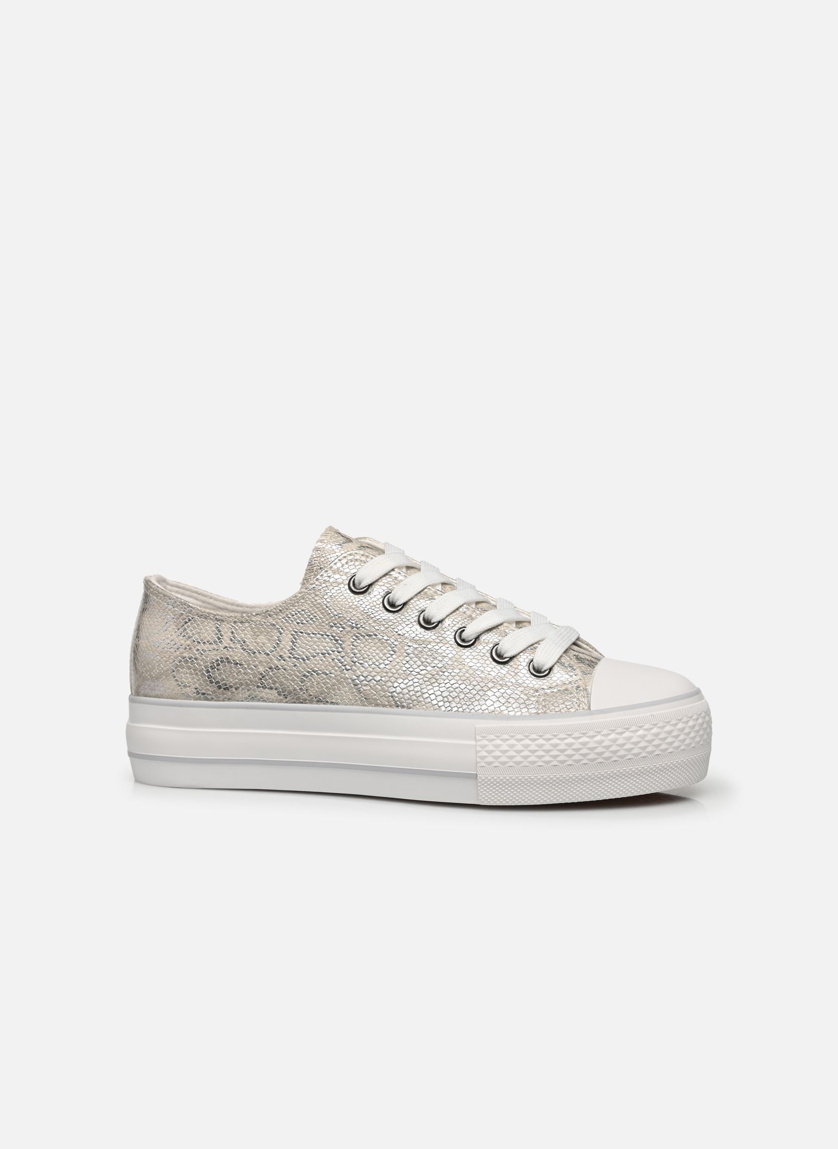 Niedrige Sneaker Baskets THASJA damen silber MADE BY Niedrige Sneaker Baskets THASJA damen silber ARGENT