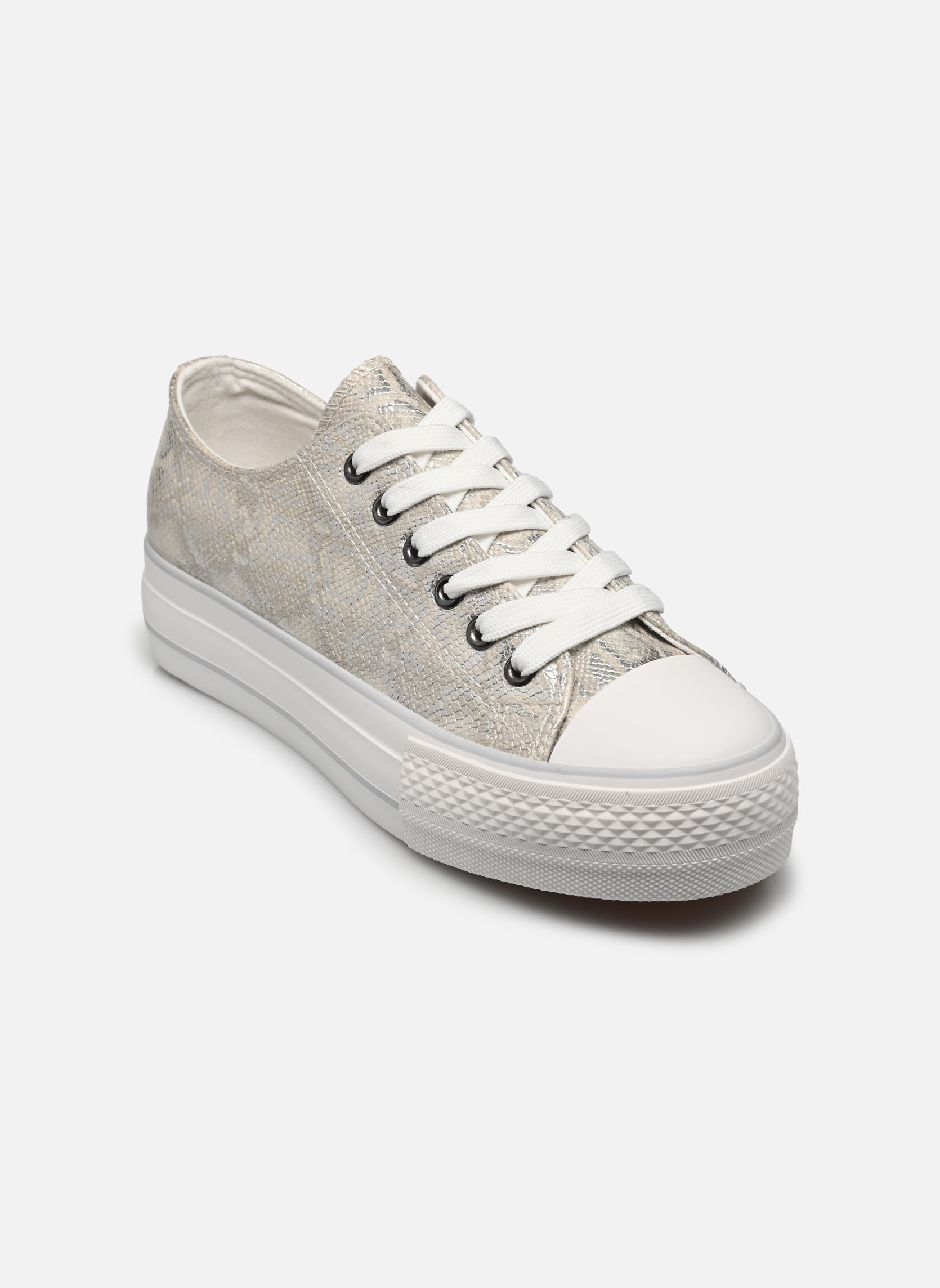 Niedrige Sneaker Baskets THASJA damen silber MADE BY Niedrige Sneaker Baskets THASJA damen silber ARGENT