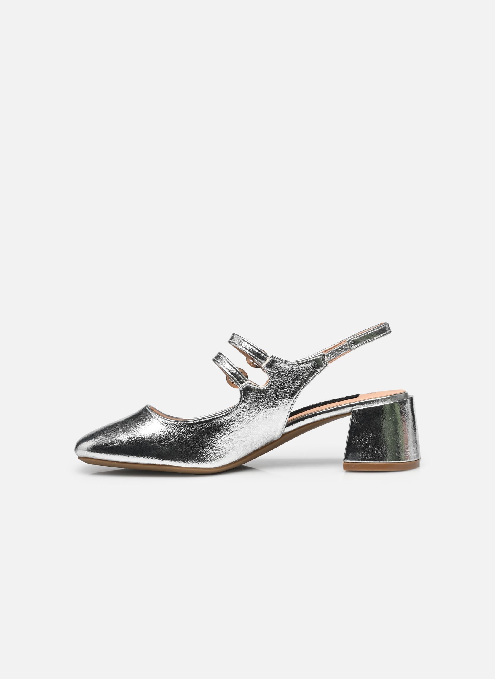 Pumps mit Riemchen Babies sling back THIVIA damen silber MADE BY Pumps mit Riemchen Babies sling back THIVIA damen silber SILVER