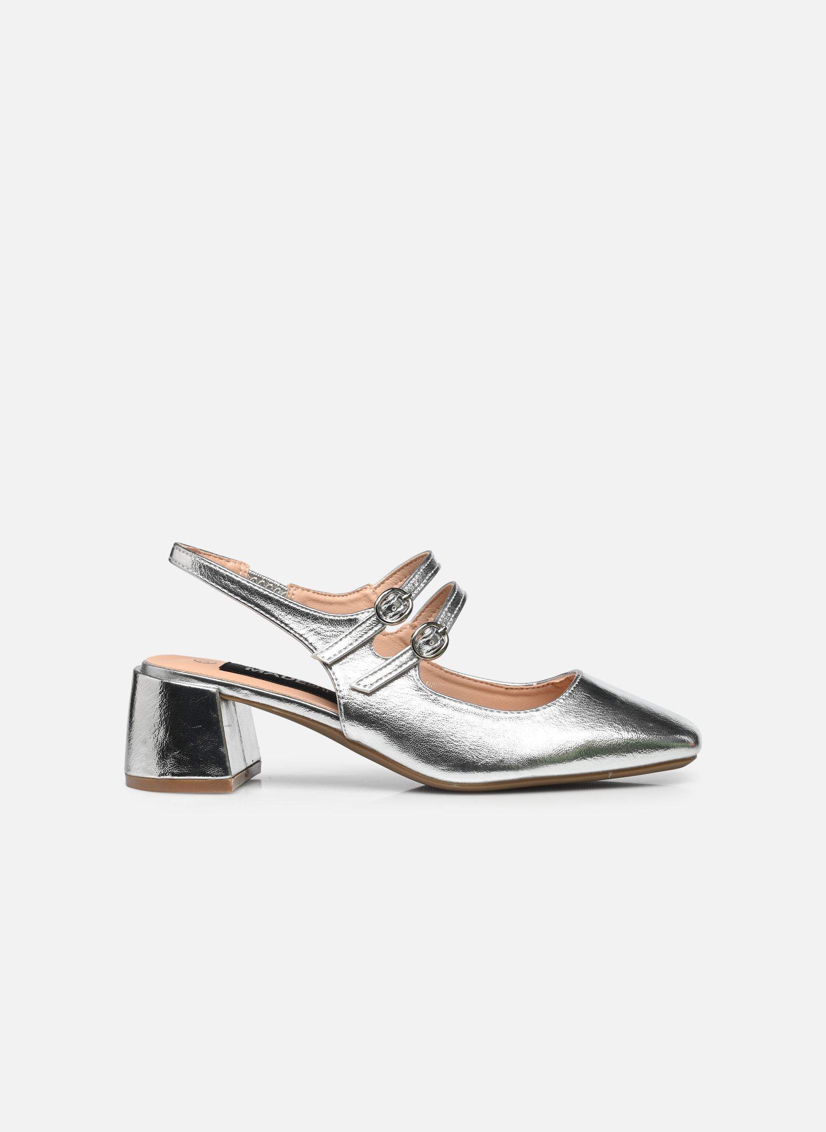 Pumps mit Riemchen Babies sling back THIVIA damen silber MADE BY Pumps mit Riemchen Babies sling back THIVIA damen silber SILVER