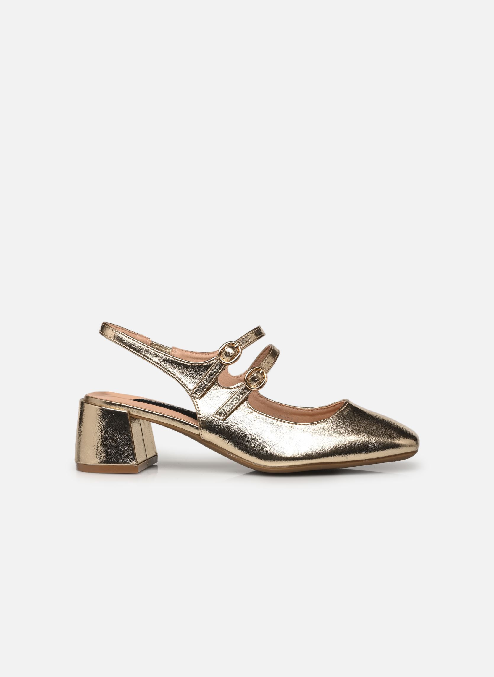 Zapatos de tacón con correas Babies sling back THIVIA mujer oro y bronce MADE BY Zapatos de tacón con correas Babies sling back THIVIA mujer oro y bronce Gold