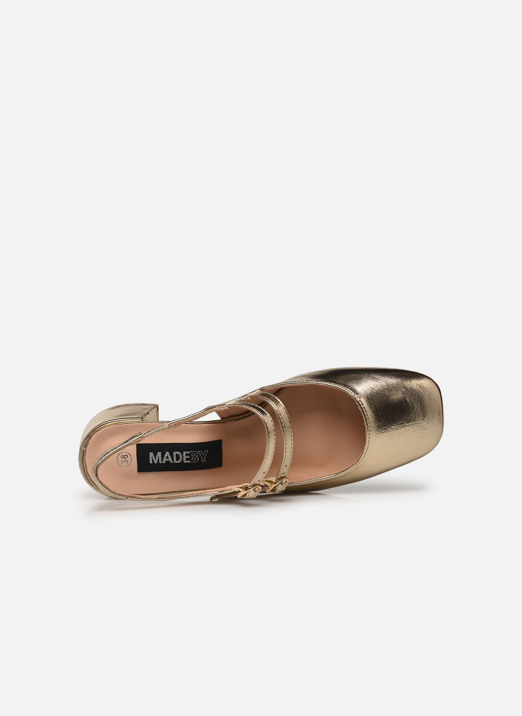 Zapatos de tacón con correas Babies sling back THIVIA mujer oro y bronce MADE BY Zapatos de tacón con correas Babies sling back THIVIA mujer oro y bronce Gold