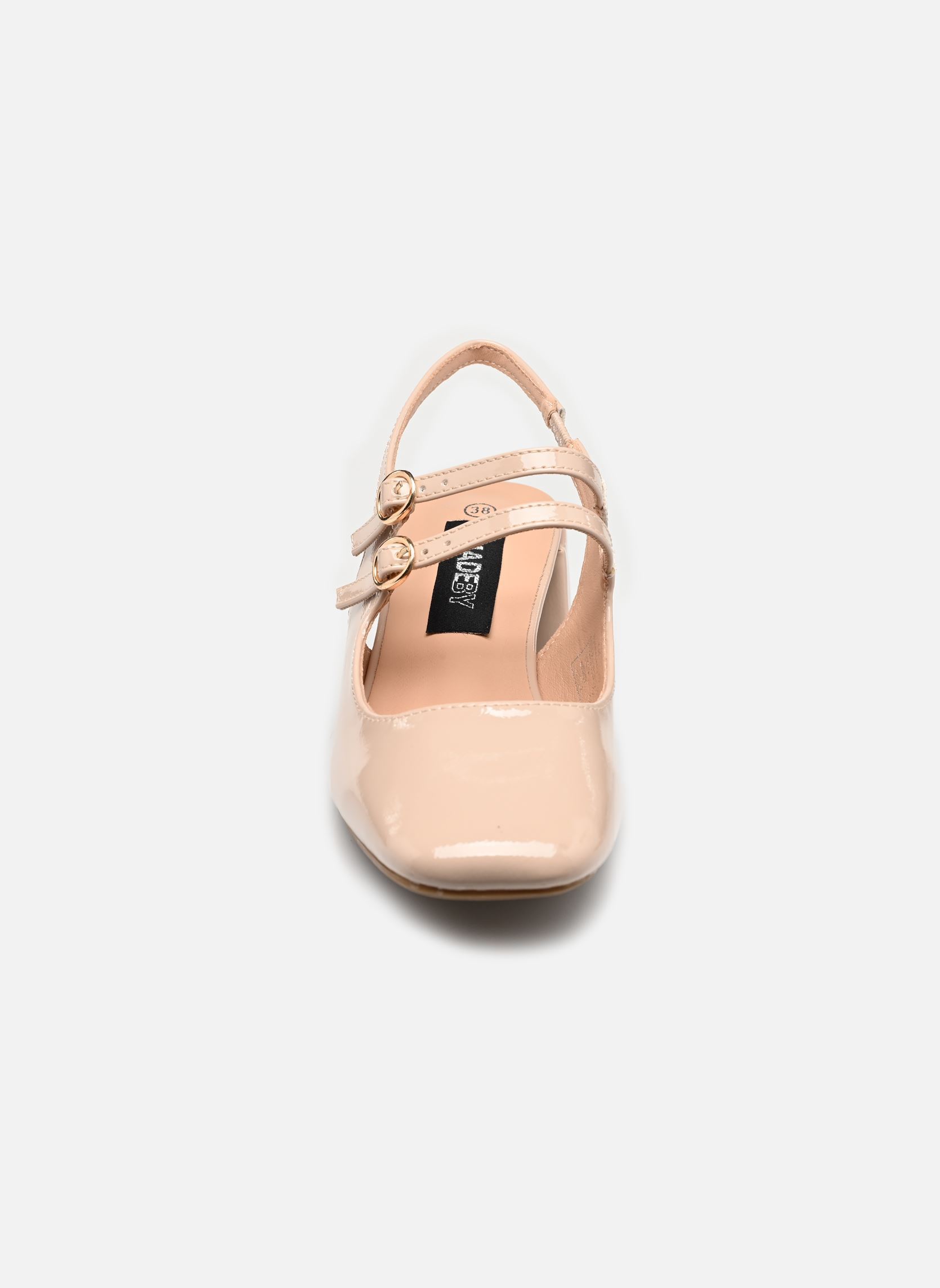 Escarpins à brides Babies sling back THIVIA femme rose MADE BY Escarpins à brides Babies sling back THIVIA femme rose NUDE