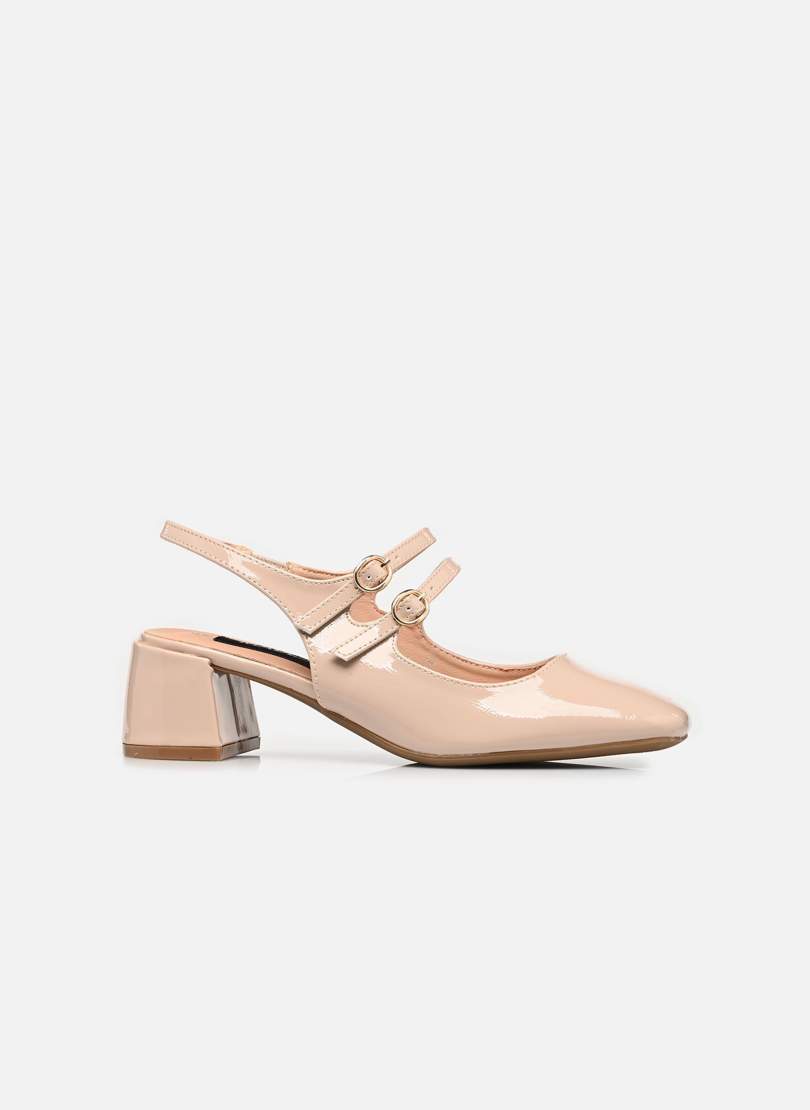 Escarpins à brides Babies sling back THIVIA femme rose MADE BY Escarpins à brides Babies sling back THIVIA femme rose NUDE