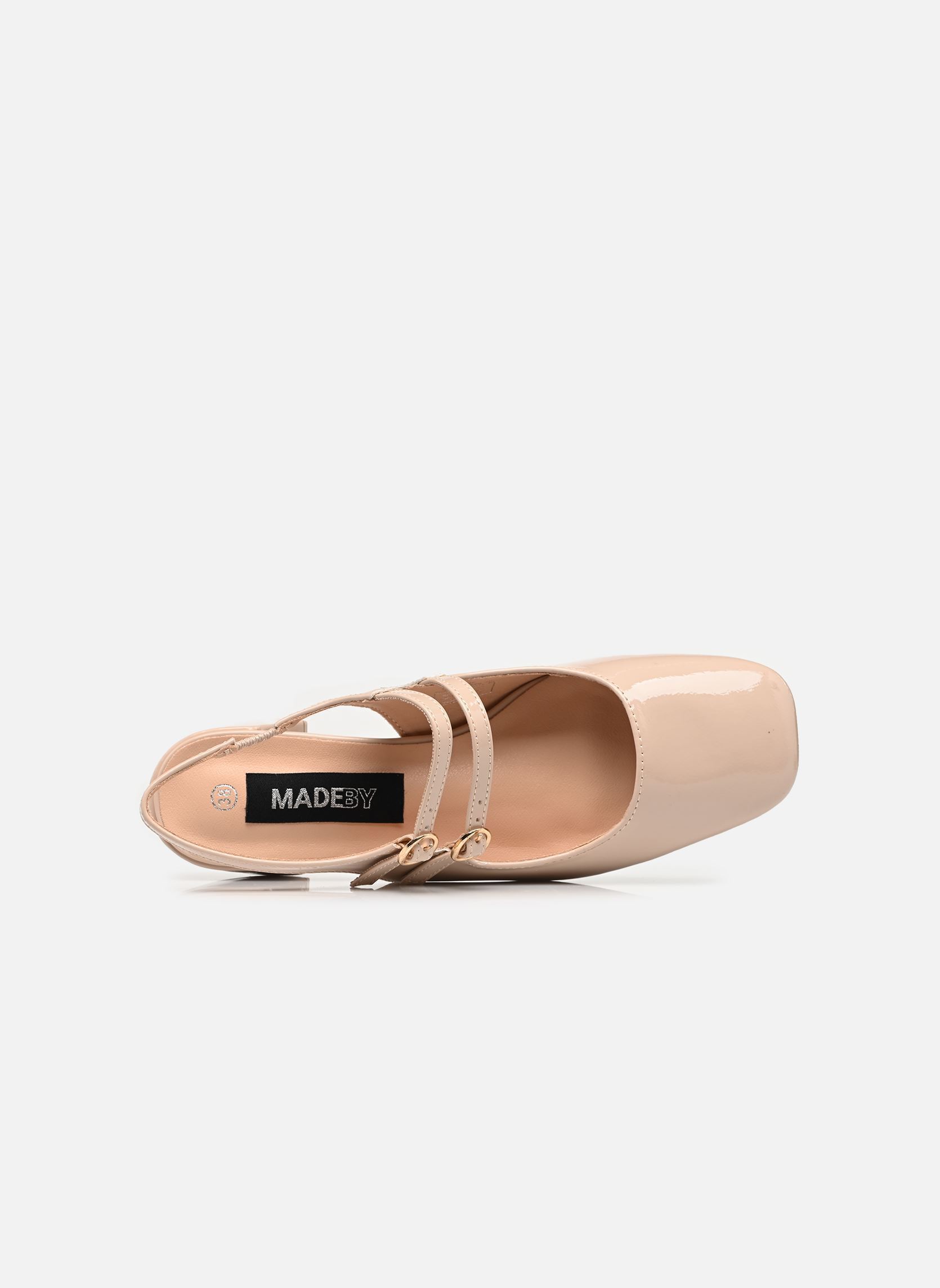 Escarpins à brides Babies sling back THIVIA femme rose MADE BY Escarpins à brides Babies sling back THIVIA femme rose NUDE