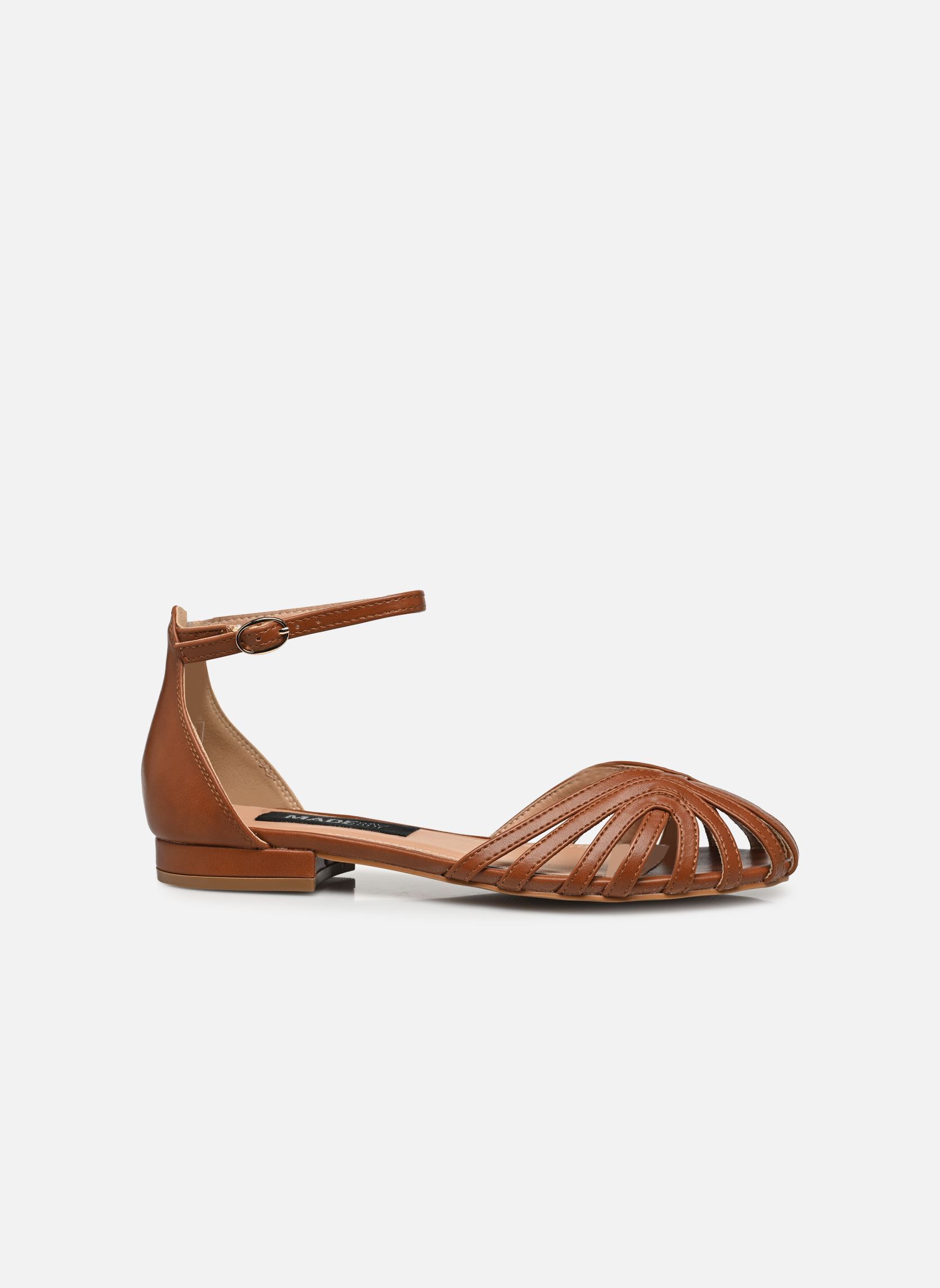 Sandales plates Sandales THICAG femme marron MADE BY Sandales plates Sandales THICAG femme marron COGNAC
