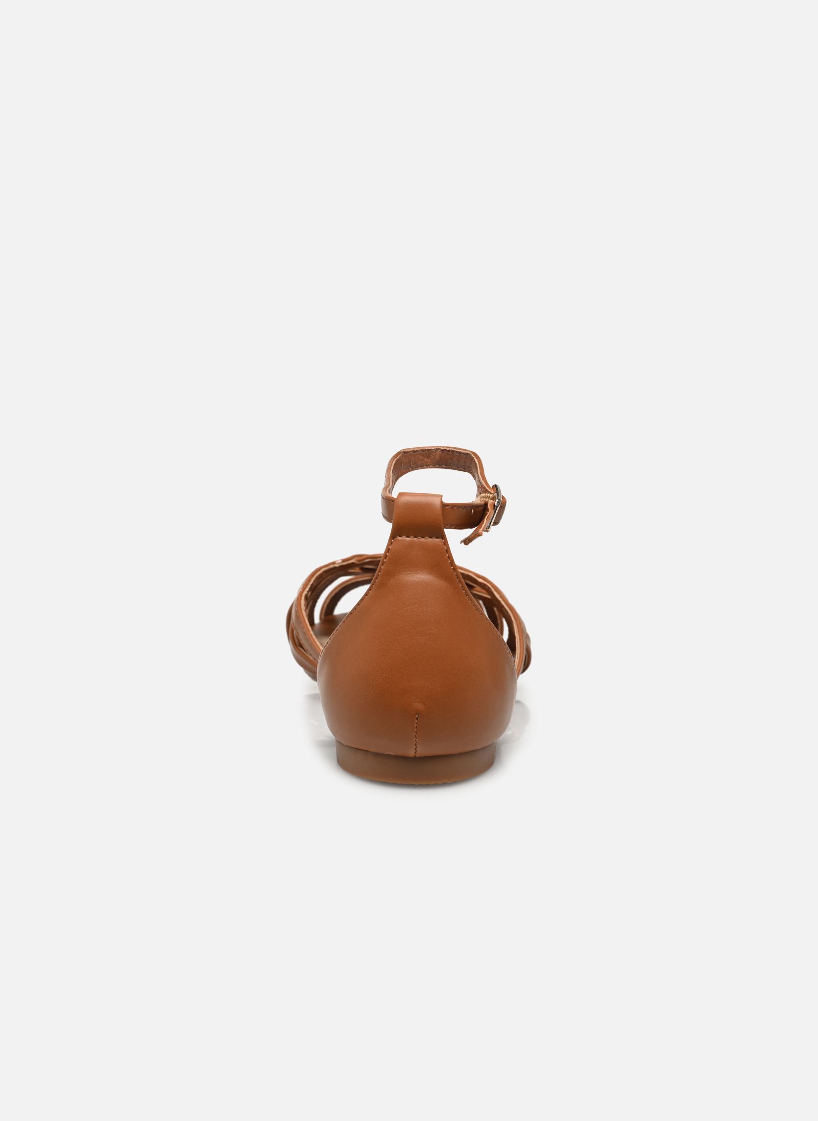 Sandali piatti Sandales THOVA donna marrone MADE BY Sandali piatti Sandales THOVA donna marrone COGNAC