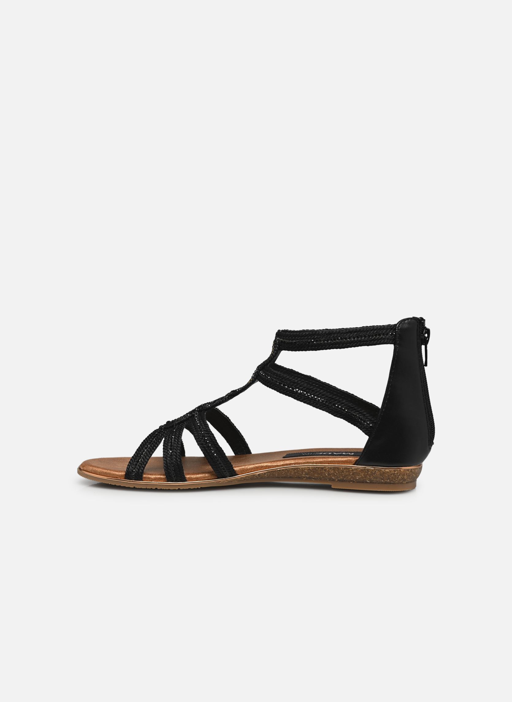 Sandali piatti Sandales THESSE donna nero MADE BY Sandali piatti Sandales THESSE donna nero Noir