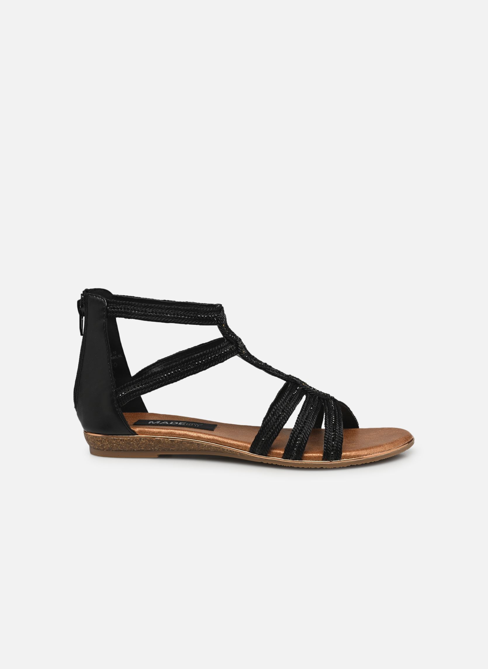 Sandali piatti Sandales THESSE donna nero MADE BY Sandali piatti Sandales THESSE donna nero Noir