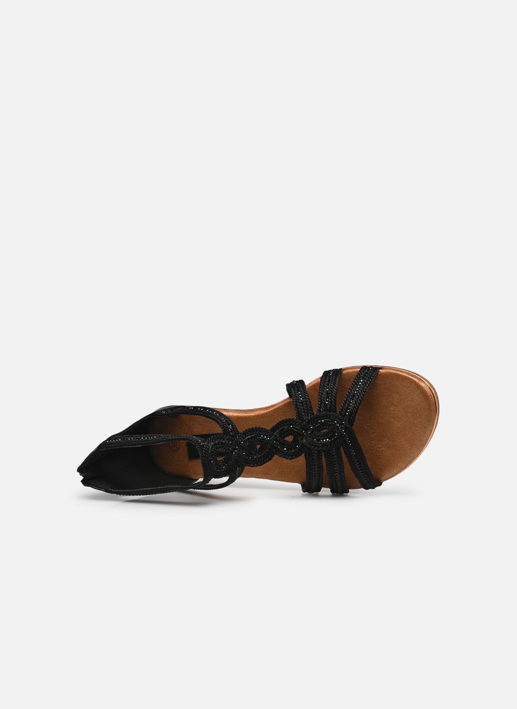 Sandali piatti Sandales THESSE donna nero MADE BY Sandali piatti Sandales THESSE donna nero Noir