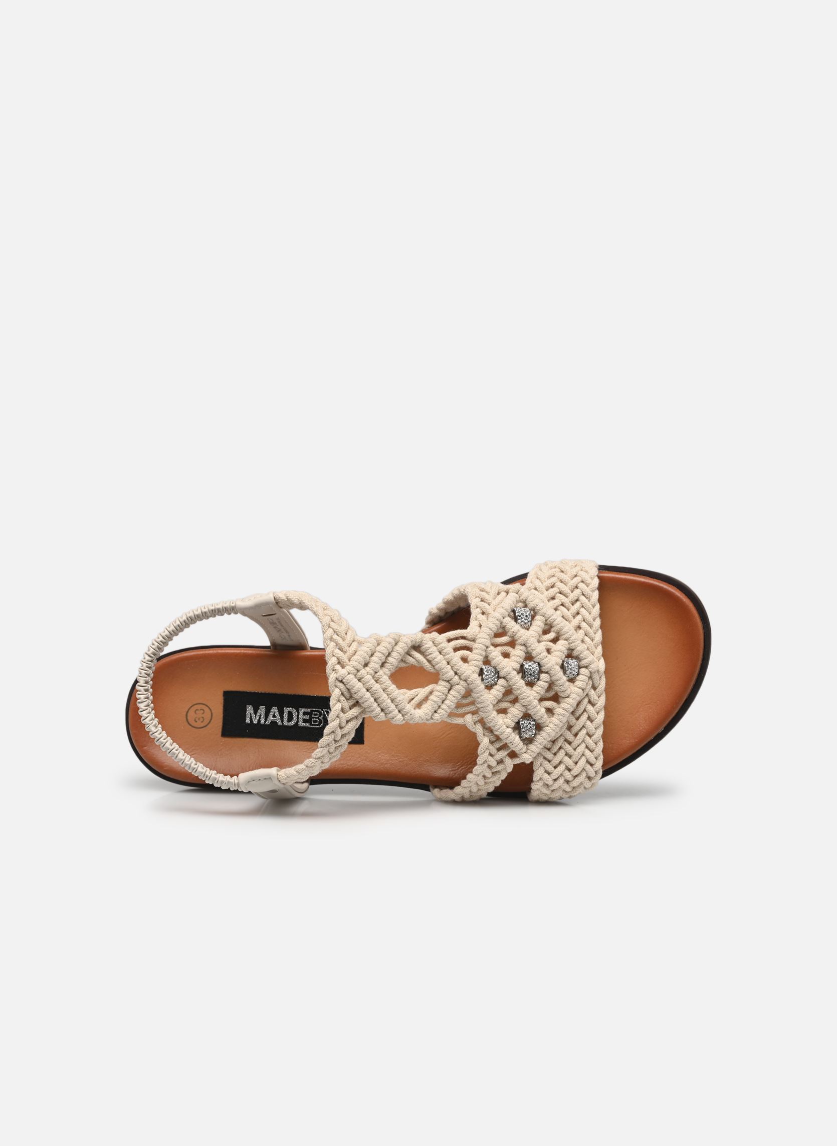 Sandali piatti Sandales THURAF donna beige MADE BY Sandali piatti Sandales THURAF donna beige ÉCRU
