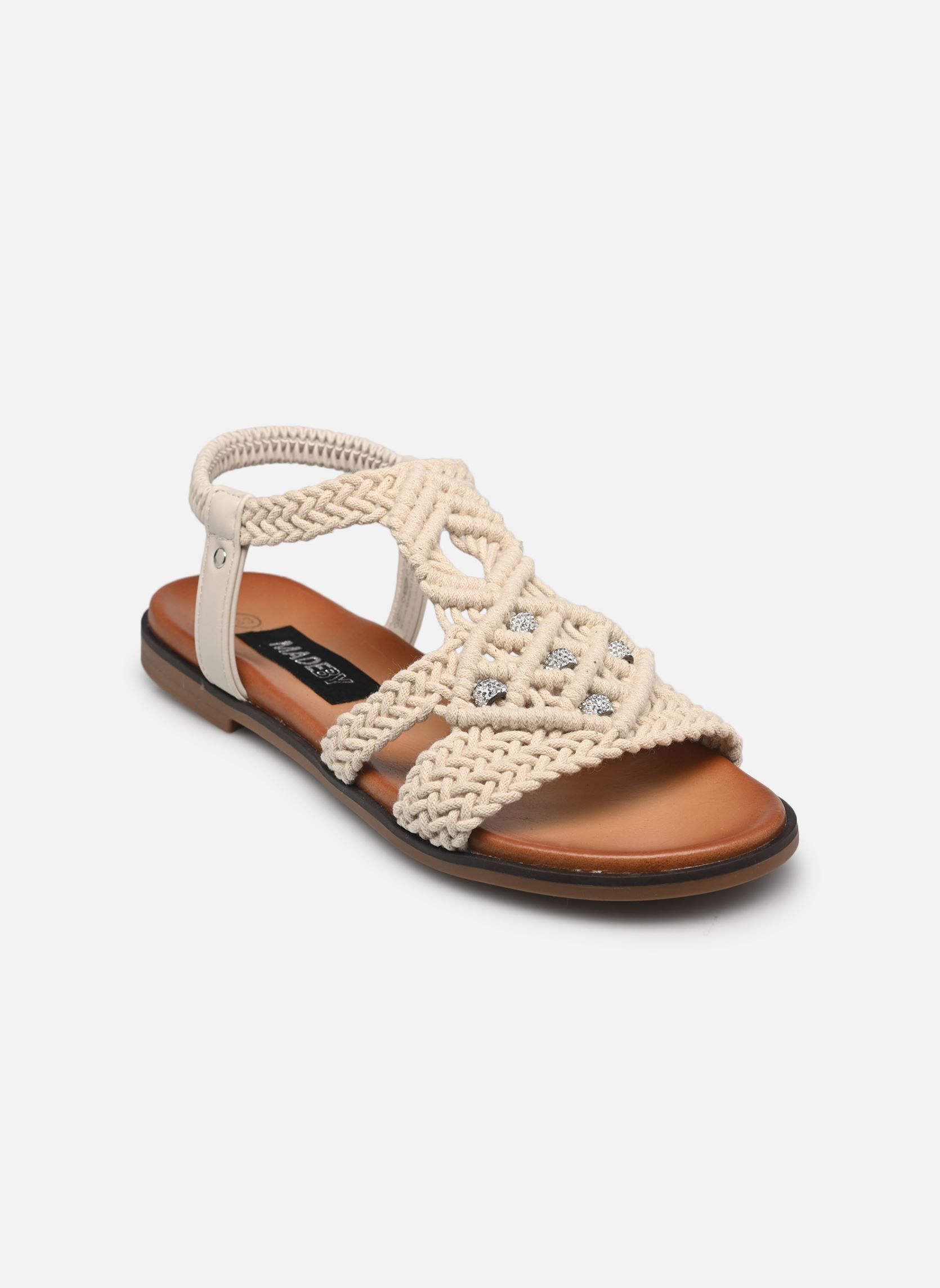 Sandali piatti Sandales THURAF donna beige MADE BY Sandali piatti Sandales THURAF donna beige ÉCRU