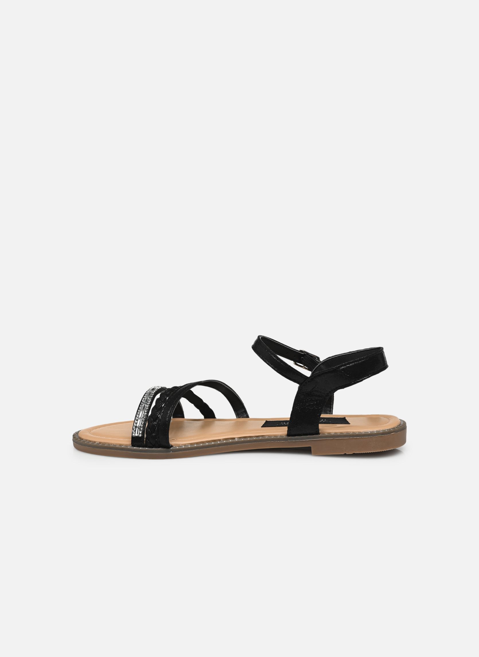 Flache Sandalen Sandales THIJEW damen schwarz MADE BY Flache Sandalen Sandales THIJEW damen schwarz Noir