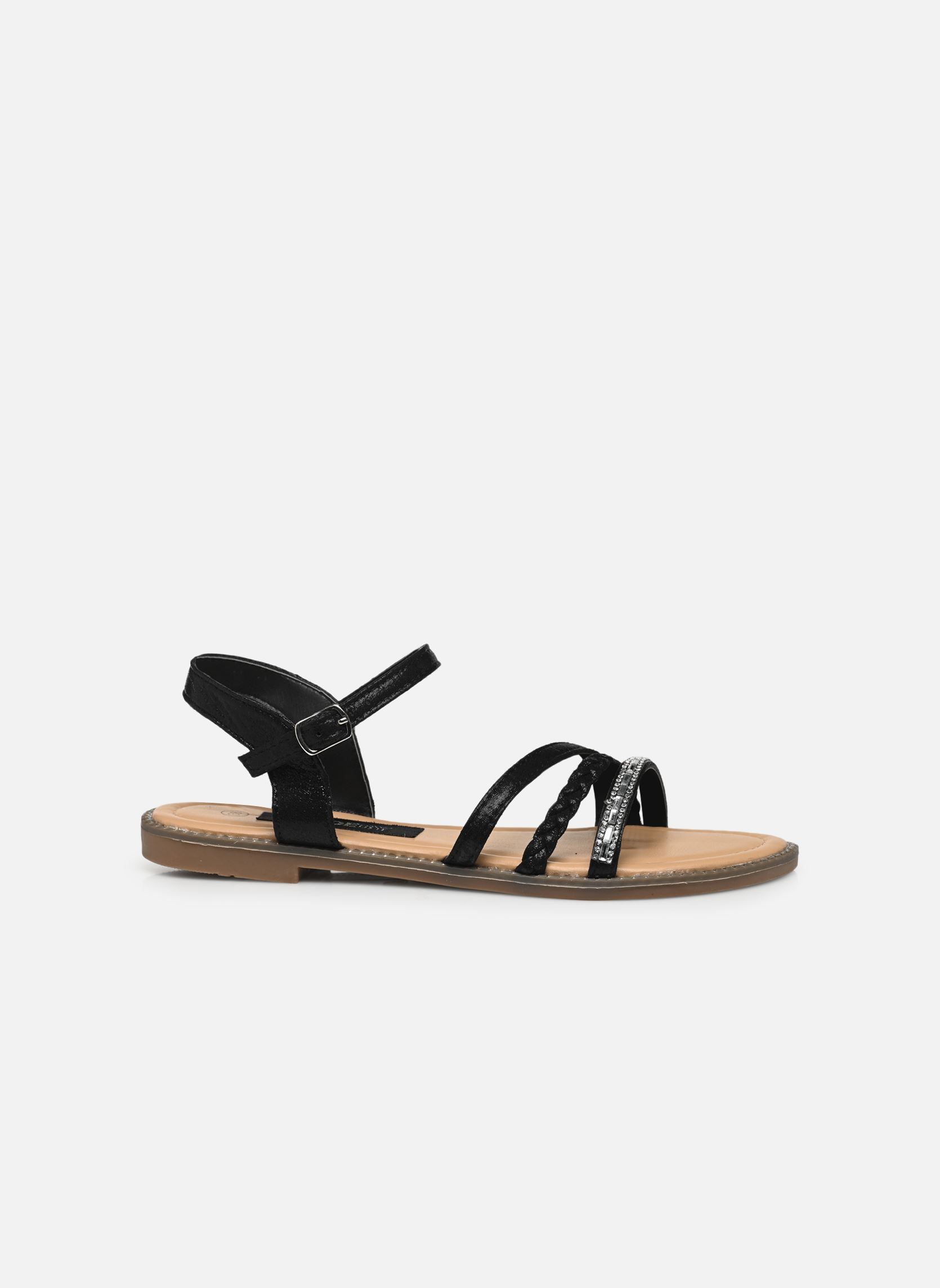Flache Sandalen Sandales THIJEW damen schwarz MADE BY Flache Sandalen Sandales THIJEW damen schwarz Noir