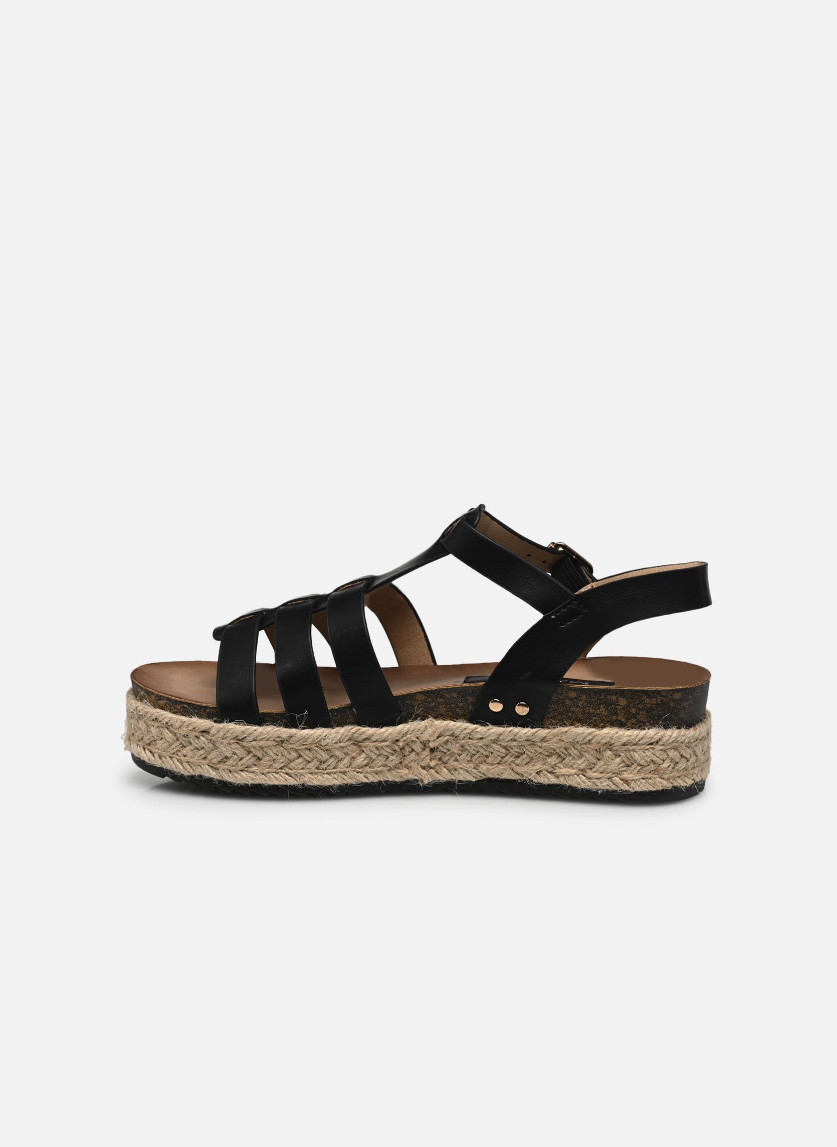 Keil- und Plateausandalen Sandales THABLOC damen schwarz MADE BY Keil- und Plateausandalen Sandales THABLOC damen schwarz NOIR