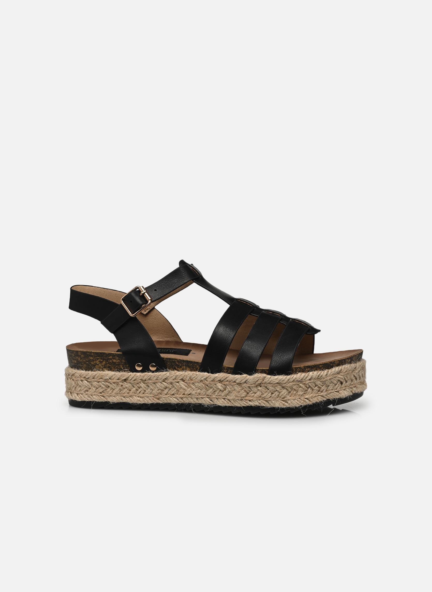 Keil- und Plateausandalen Sandales THABLOC damen schwarz MADE BY Keil- und Plateausandalen Sandales THABLOC damen schwarz NOIR