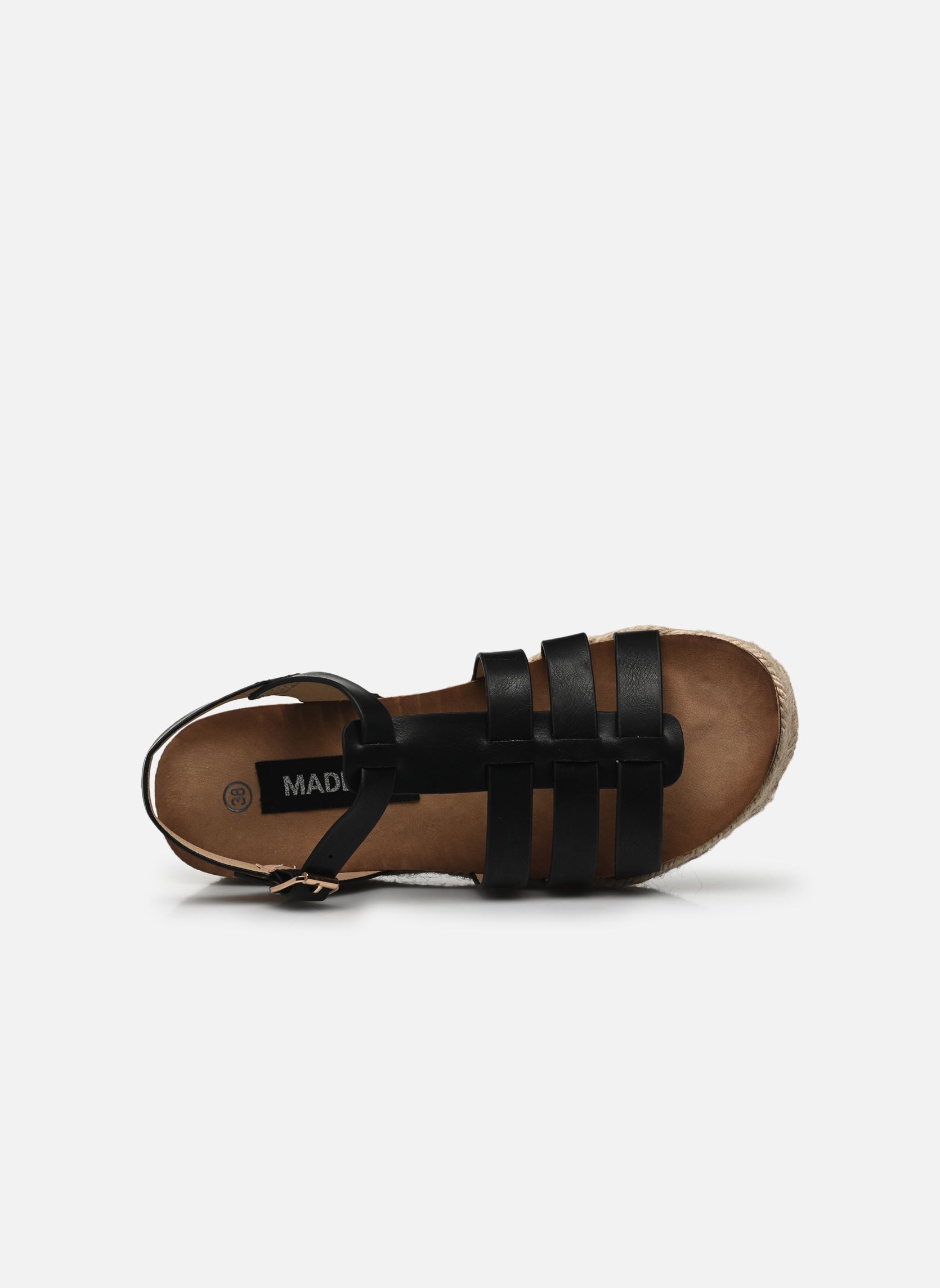 Keil- und Plateausandalen Sandales THABLOC damen schwarz MADE BY Keil- und Plateausandalen Sandales THABLOC damen schwarz NOIR