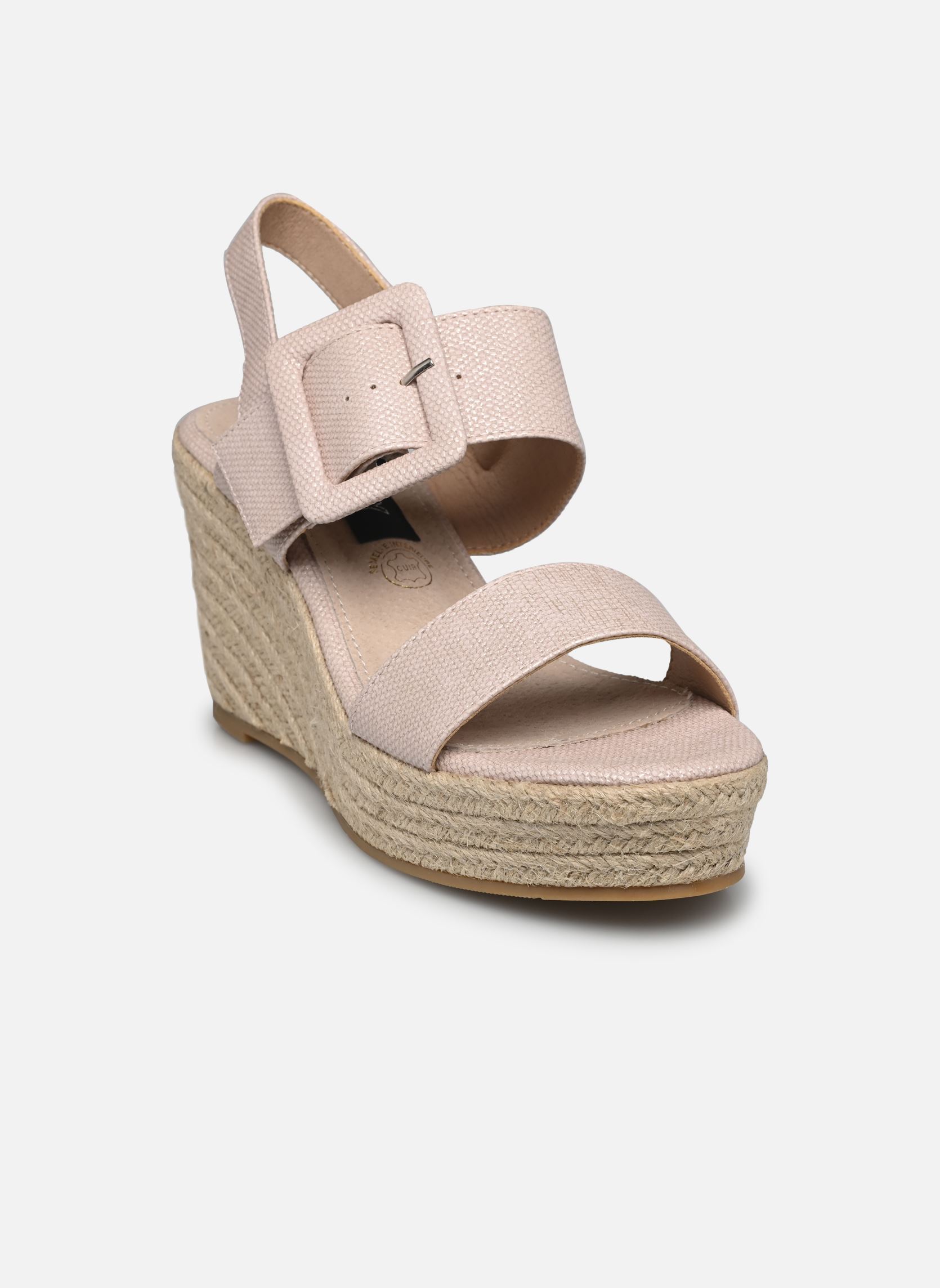 Espadrillas con zeppa e plateau Espadrille THADRILLE donna rosa MADE BY Espadrillas con zeppa e plateau Espadrille THADRILLE donna rosa ROSE