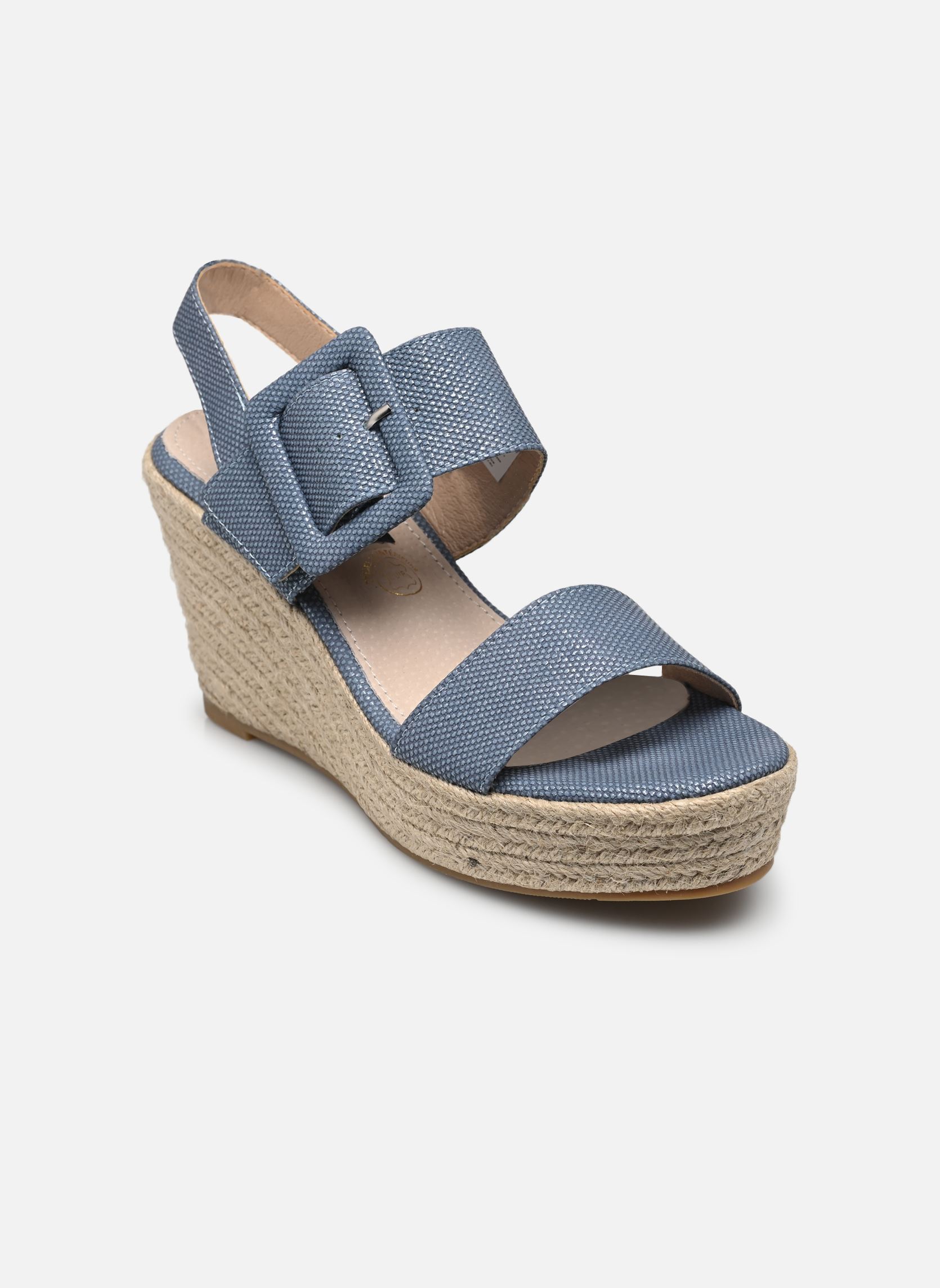 Espadrilles compensées et plateformes Espadrille THADRILLE femme bleu MADE BY Espadrilles compensées et plateformes Espadrille THADRILLE femme bleu BLEU