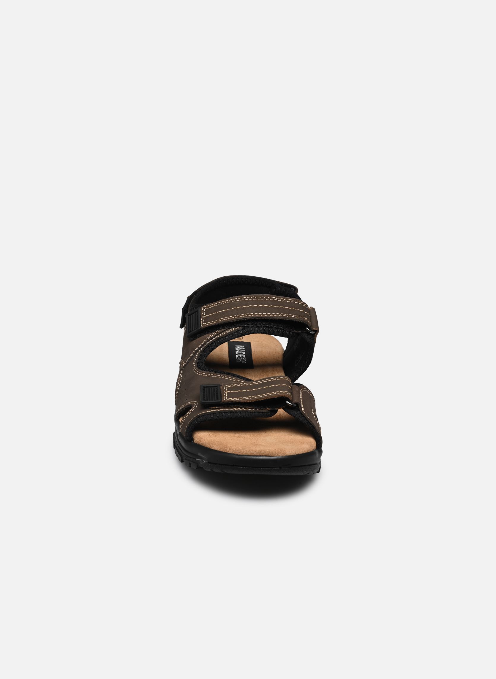 Badeschlappen Sandales THEMEY LEATHER herren braun MADE BY Badeschlappen Sandales THEMEY LEATHER herren braun MARRON