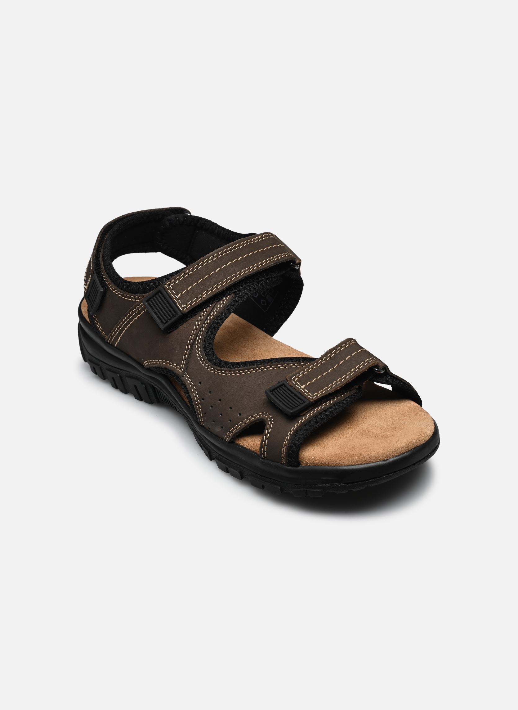 Badeschlappen Sandales THEMEY LEATHER herren braun MADE BY Badeschlappen Sandales THEMEY LEATHER herren braun MARRON